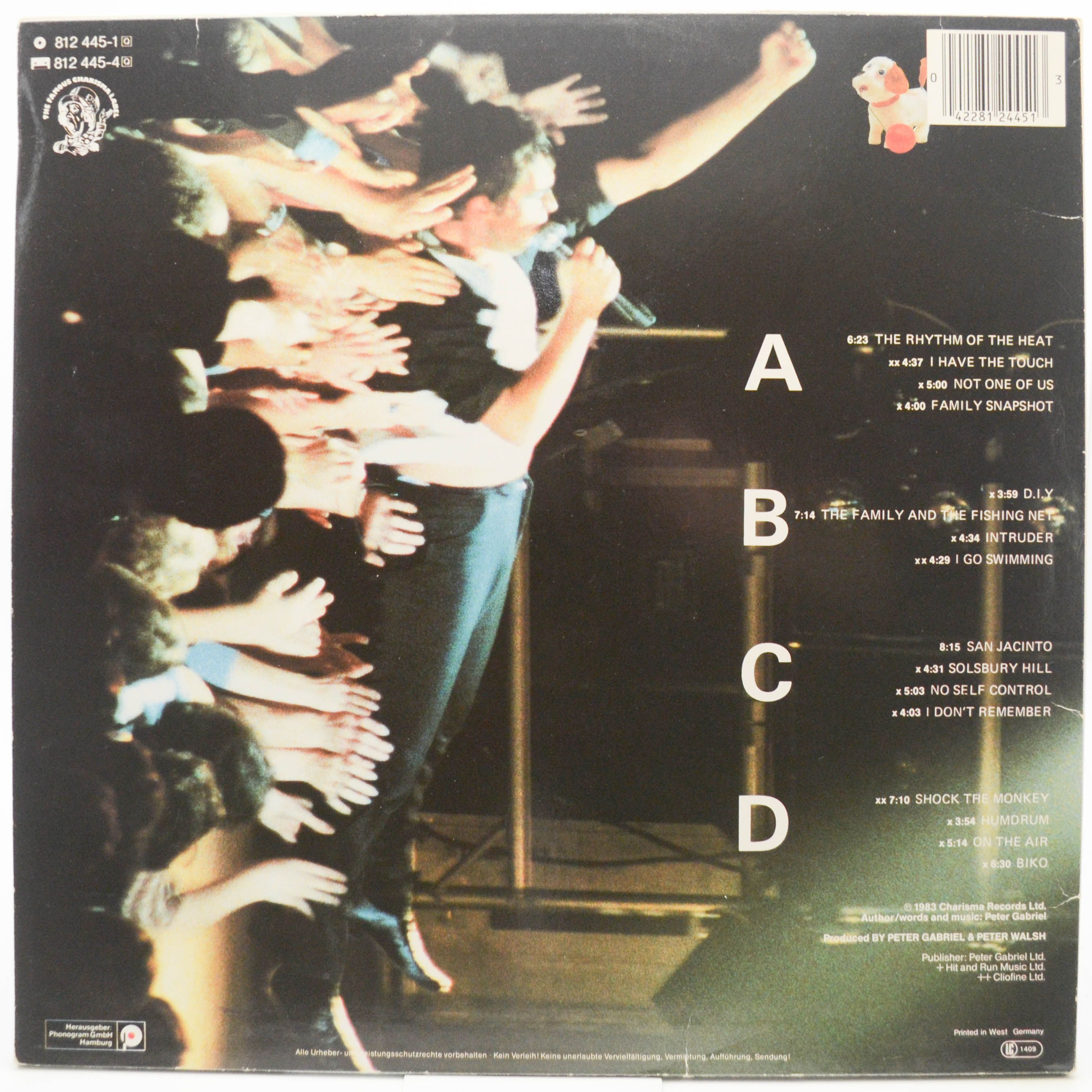 Peter Gabriel — Plays Live (2LP), 1983