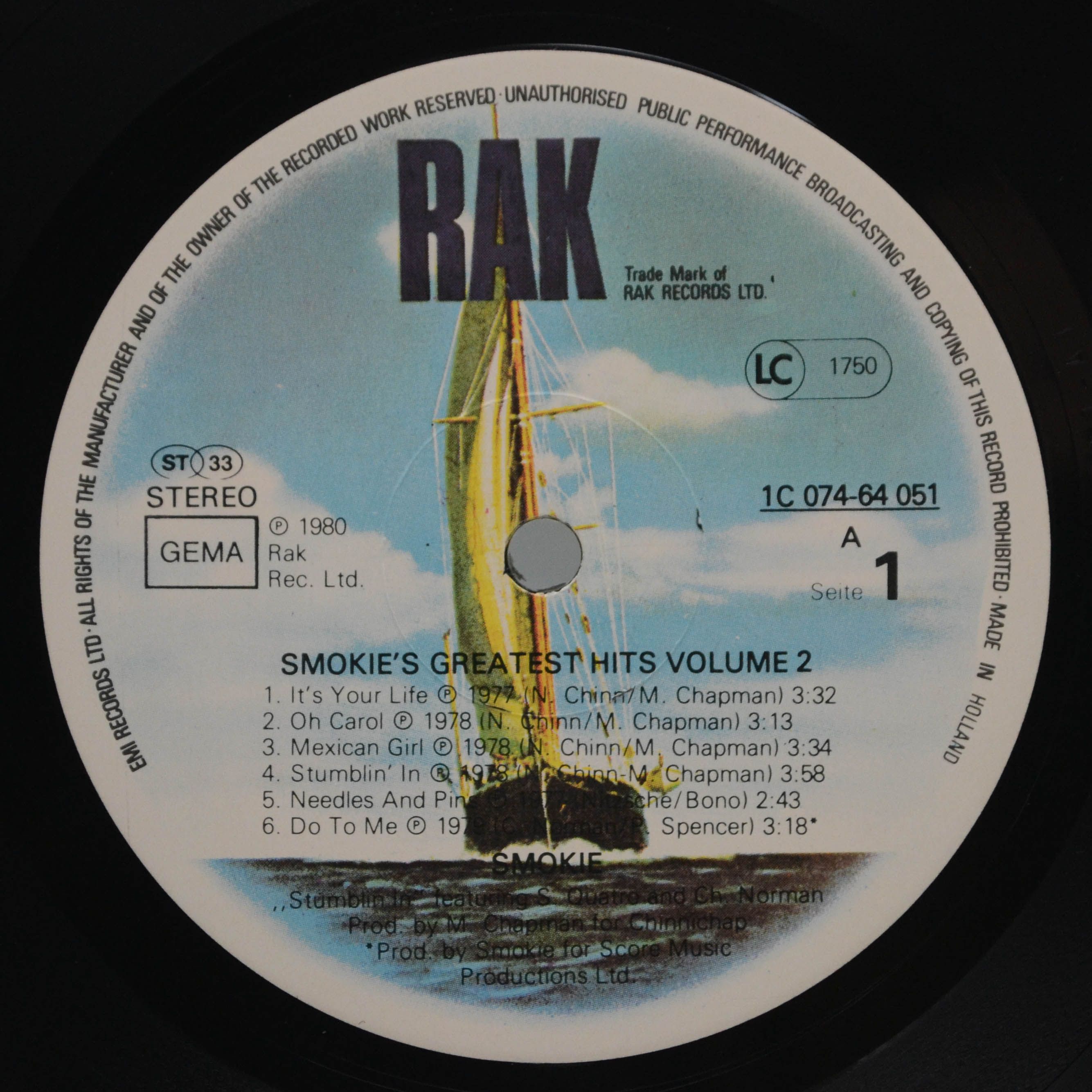 Smokie — Greatest Hits Volume 2, 1980