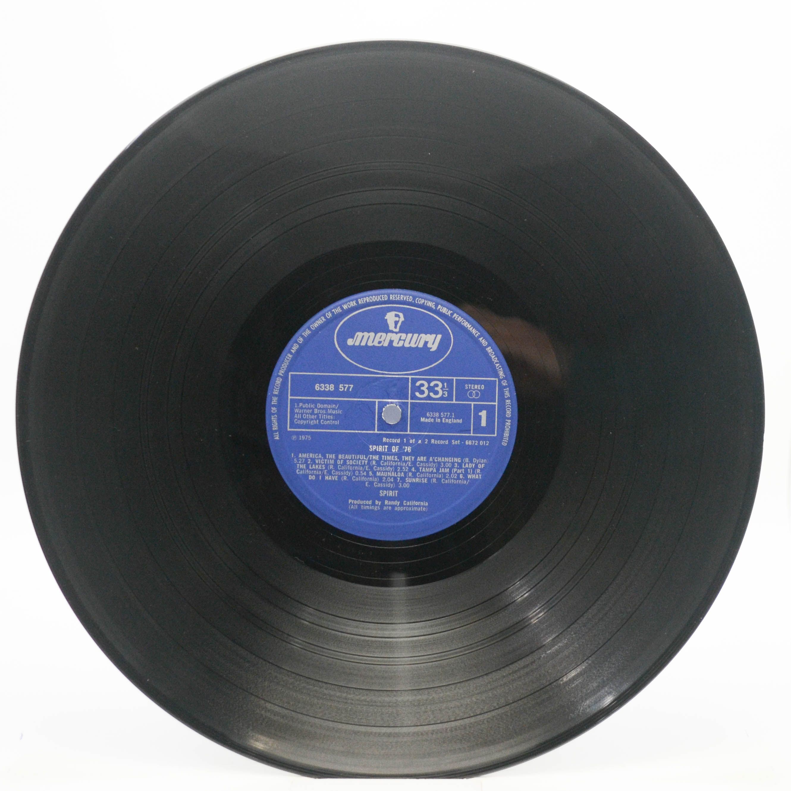 Spirit — Spirit Of '76 (2LP, UK), 1975
