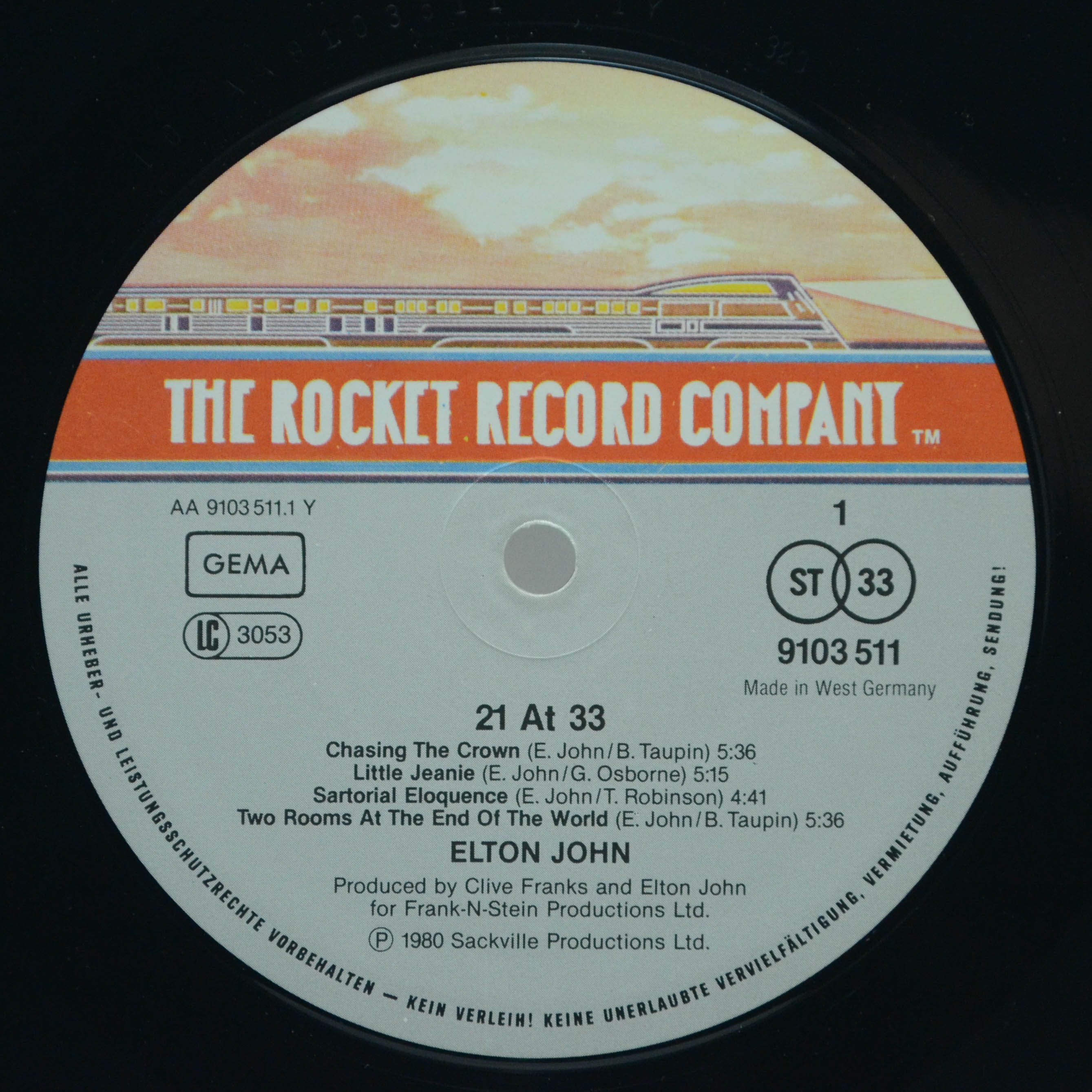 Elton John — 21 At 33, 1980