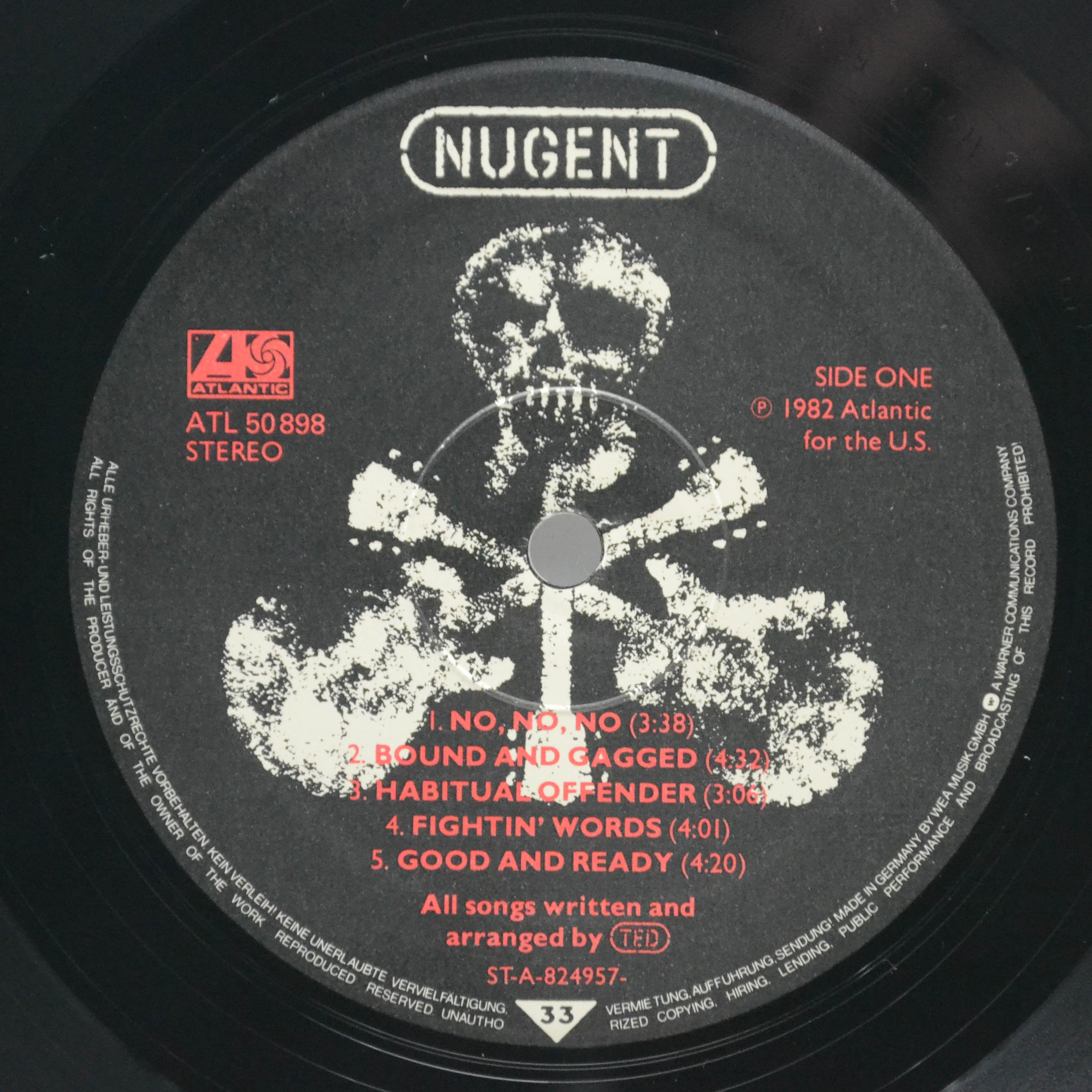 Ted Nugent — Nugent, 1982