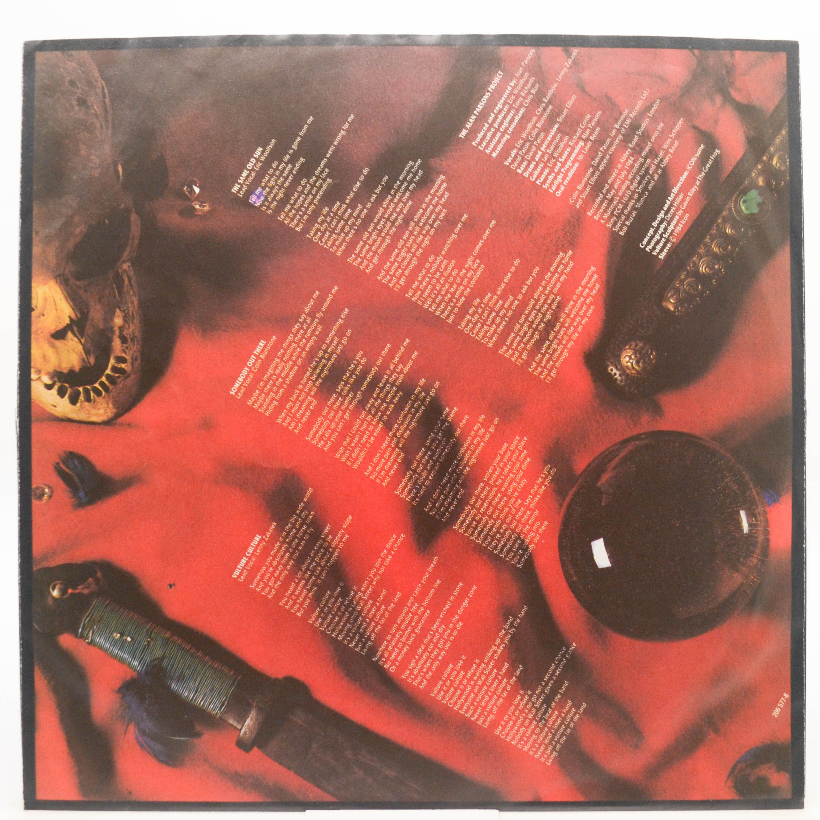 Виниловая пластинка Alan Parsons Project — Vulture Culture, 1985