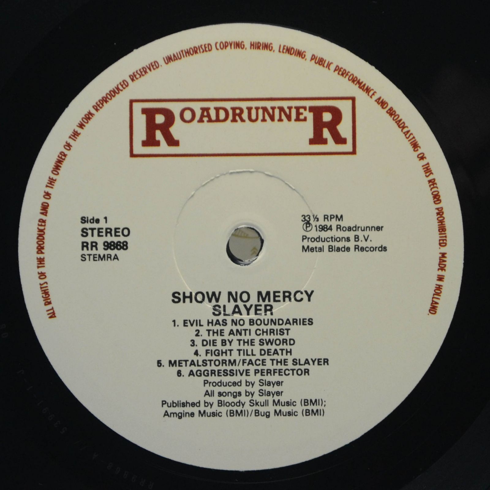 Slayer — Show No Mercy,