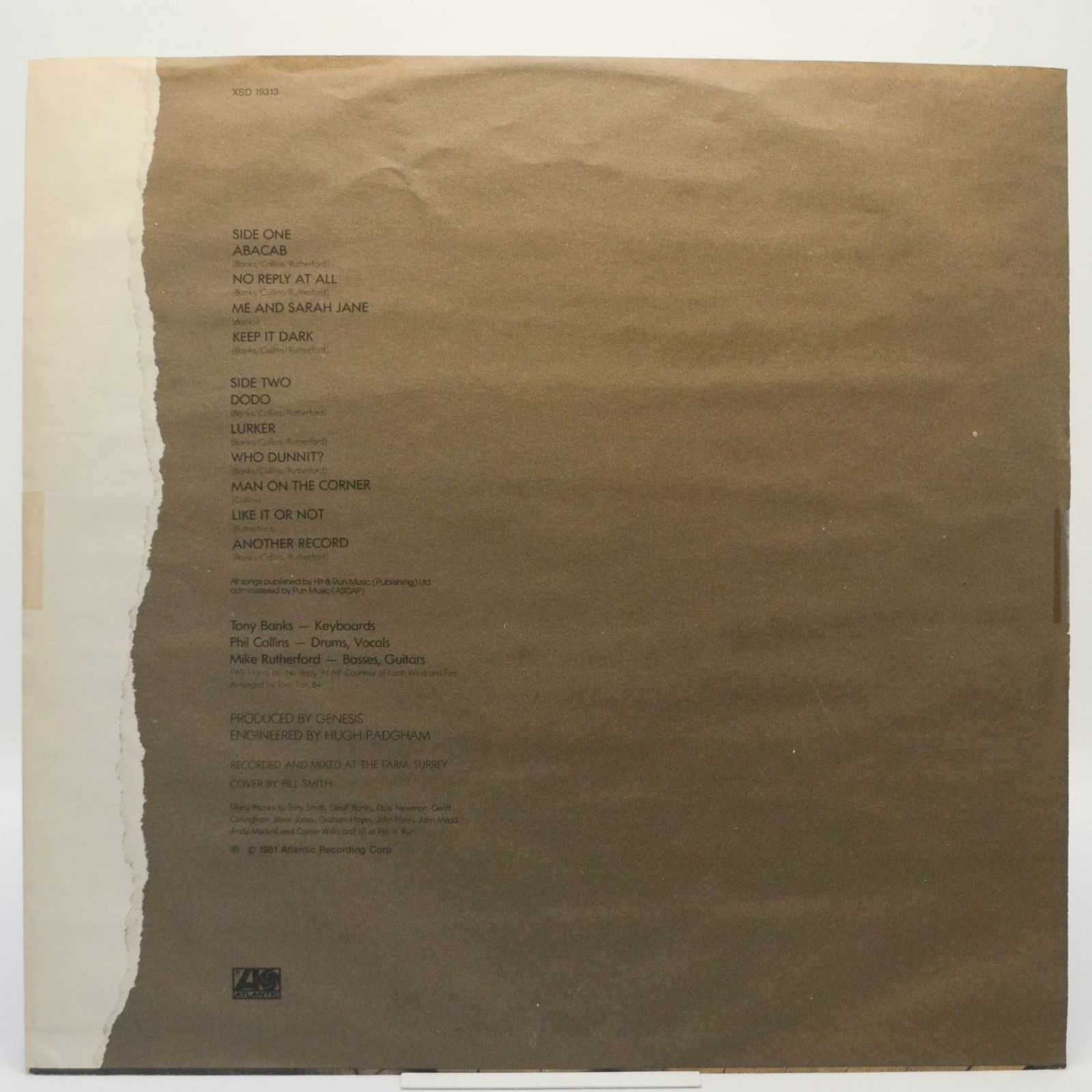 Genesis — Abacab, 1981