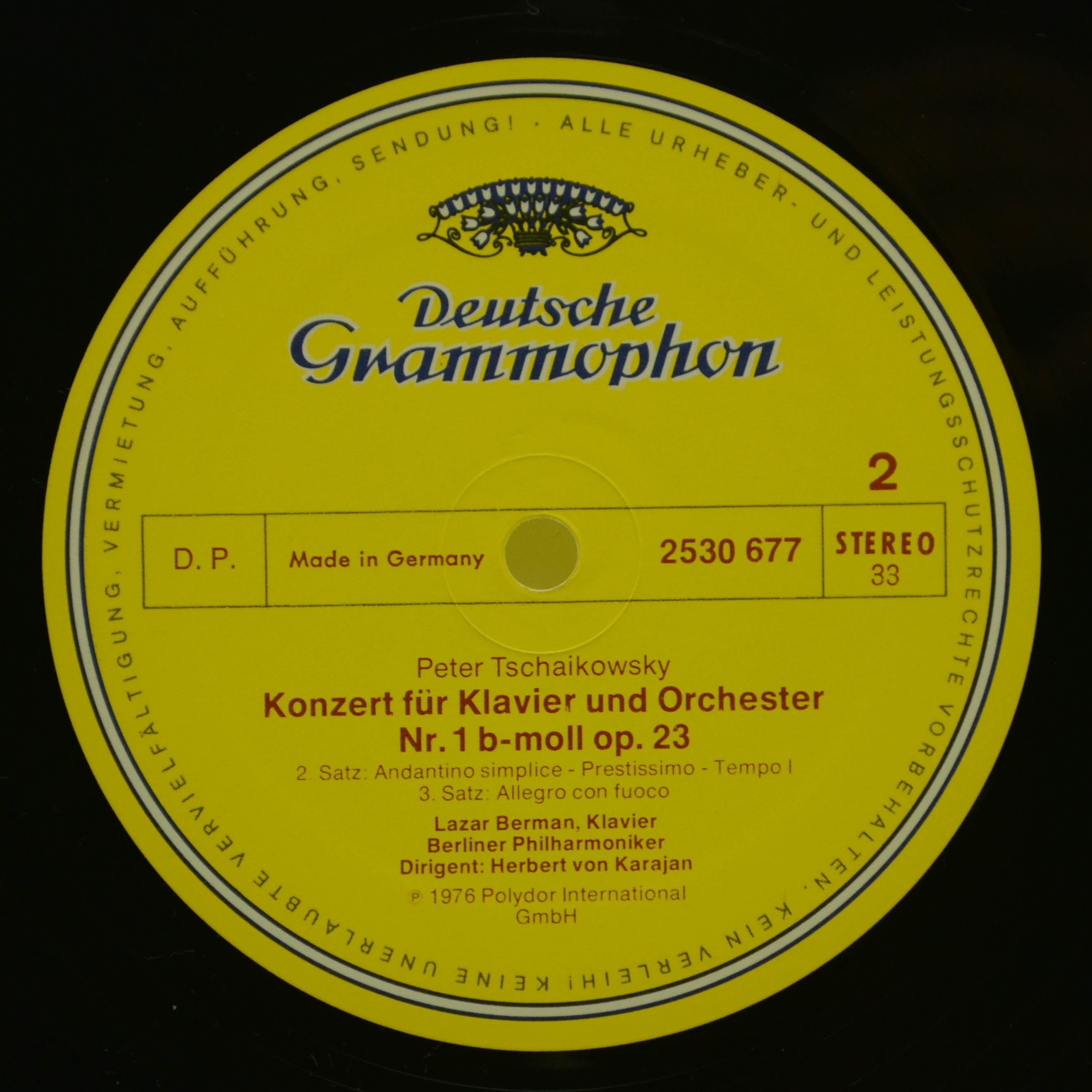 Herbert von Karajan • Lazar Berman, Berliner Philharmoniker - Tschaikowsky — Klavierkonzert Nr. 1 B-Moll, 1976