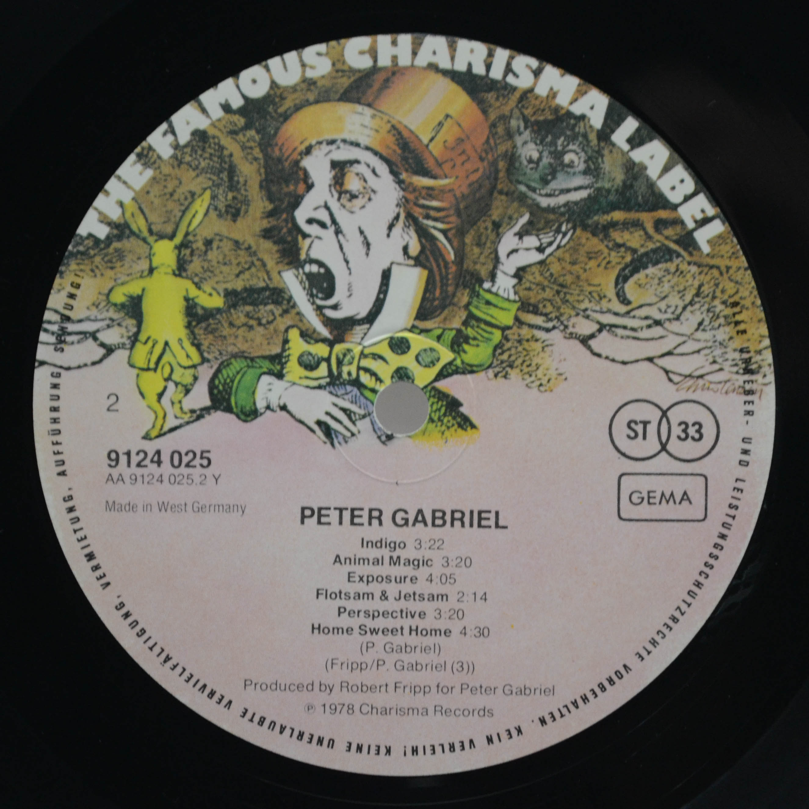 Peter Gabriel — Peter Gabriel, 1978