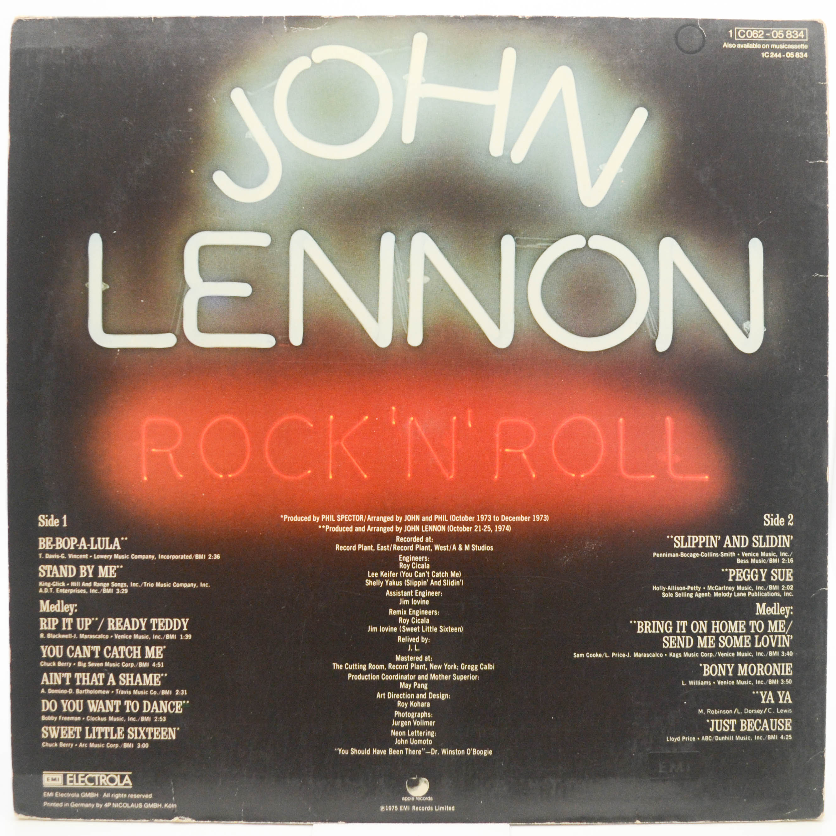 John Lennon — Rock 'N' Roll, 1975
