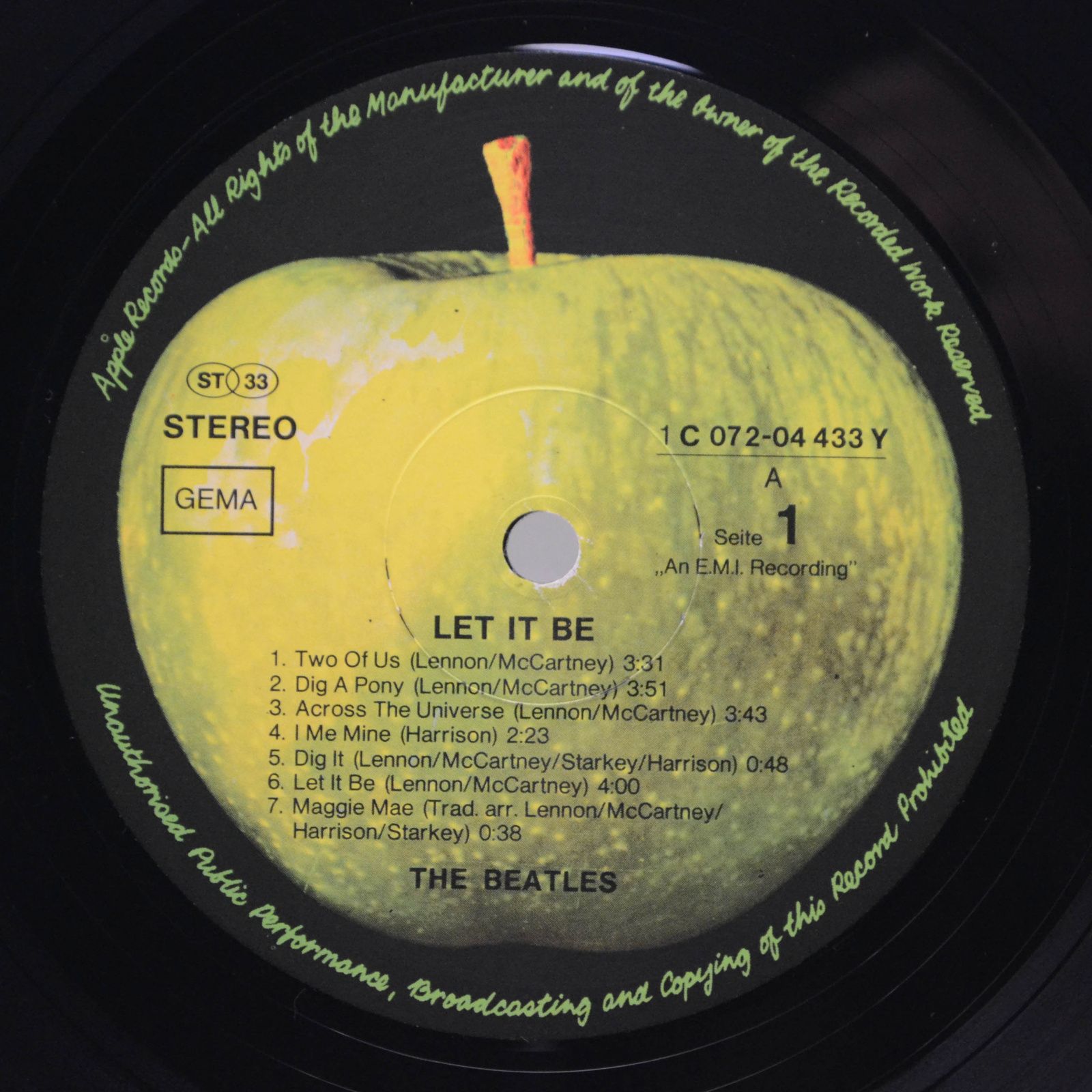 Beatles — Let It Be, 1970