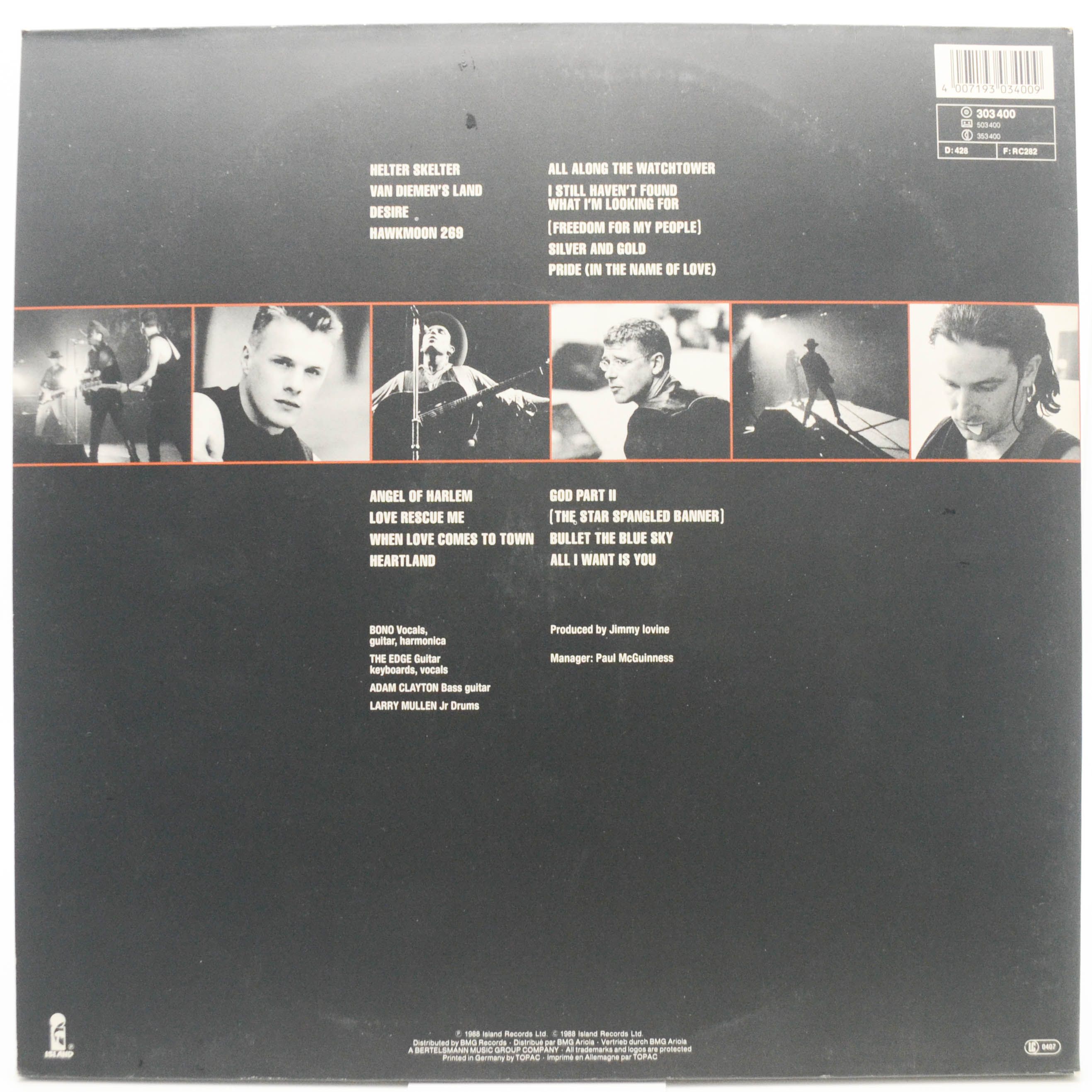 U2 — Rattle And Hum (2LP), 1988