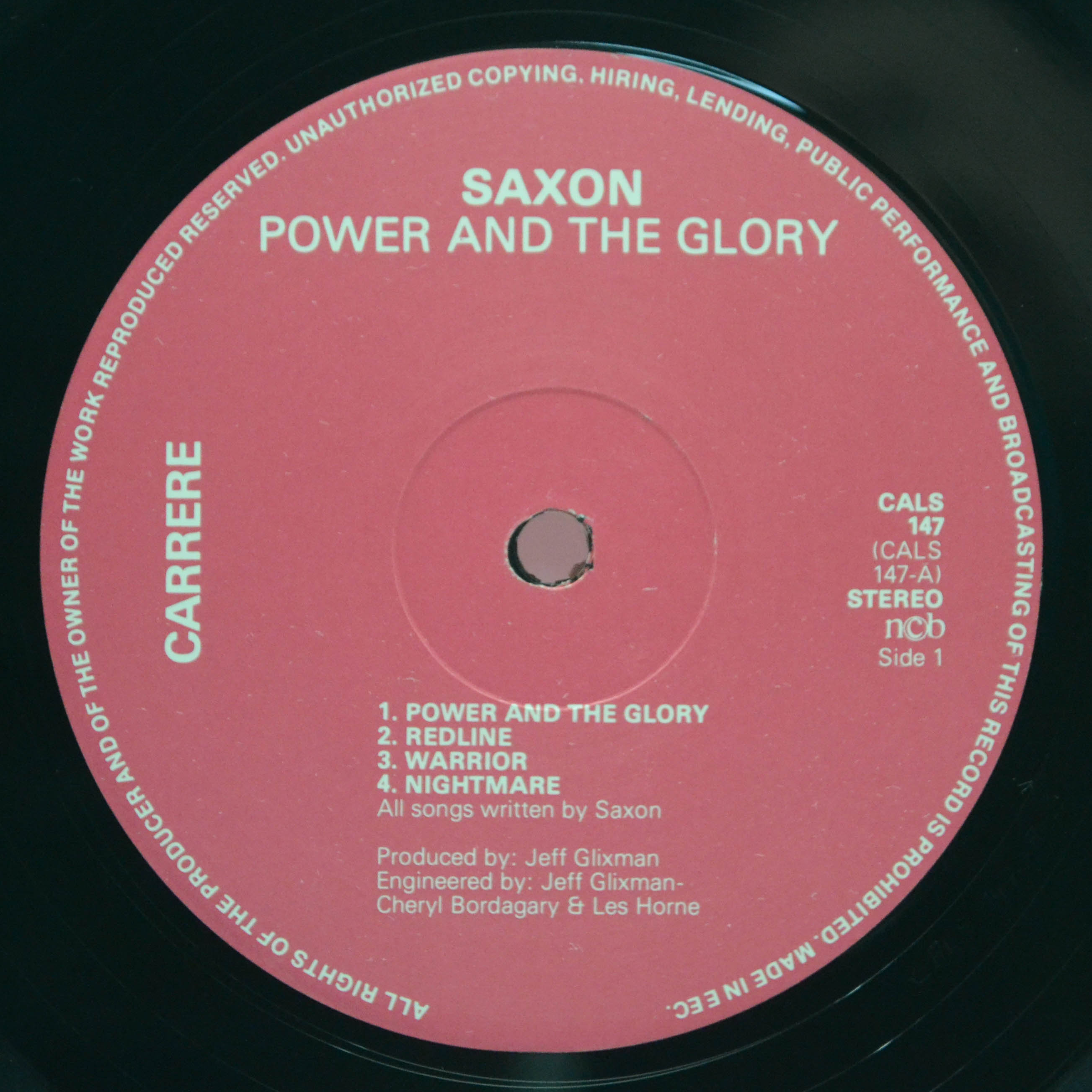 Виниловая пластинка Saxon — Power & The Glory, 1983