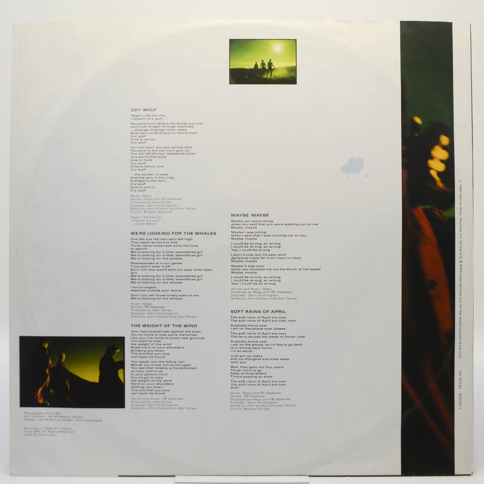 a-ha — Scoundrel Days, 1986