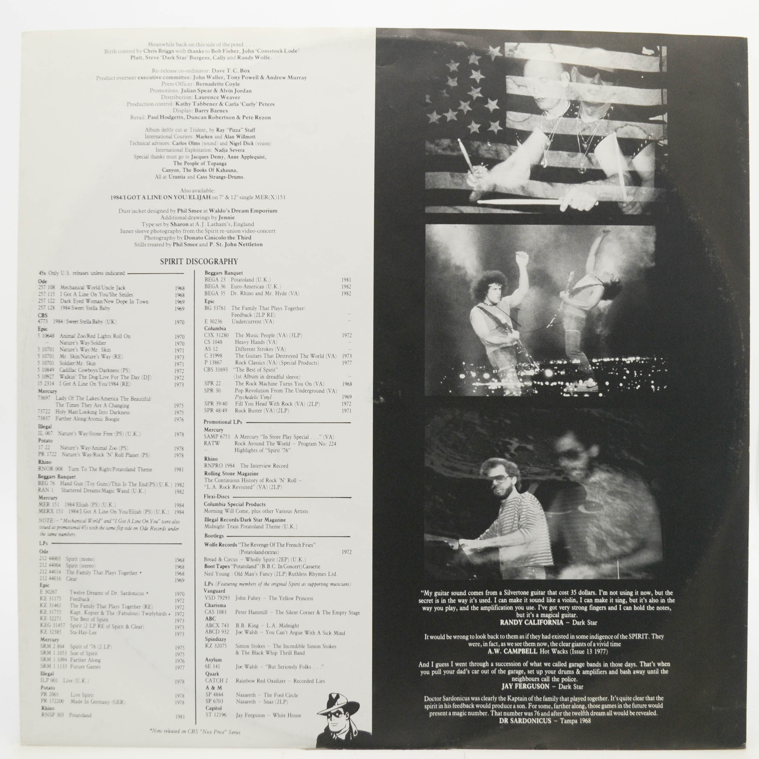 Spirit — The Thirteenth Dream, 1984