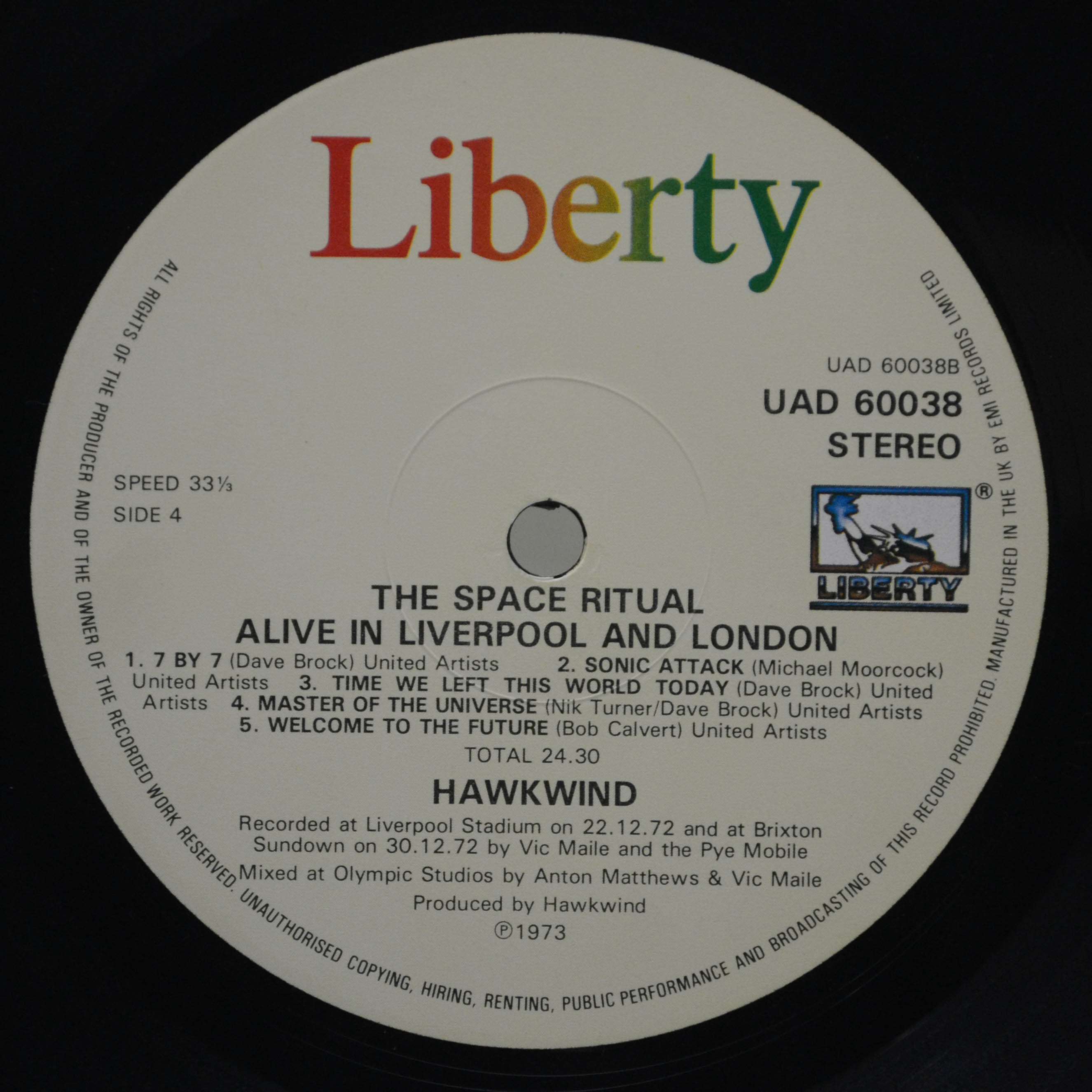 Виниловая пластинка Hawkwind — Space Ritual (2LP), 1973