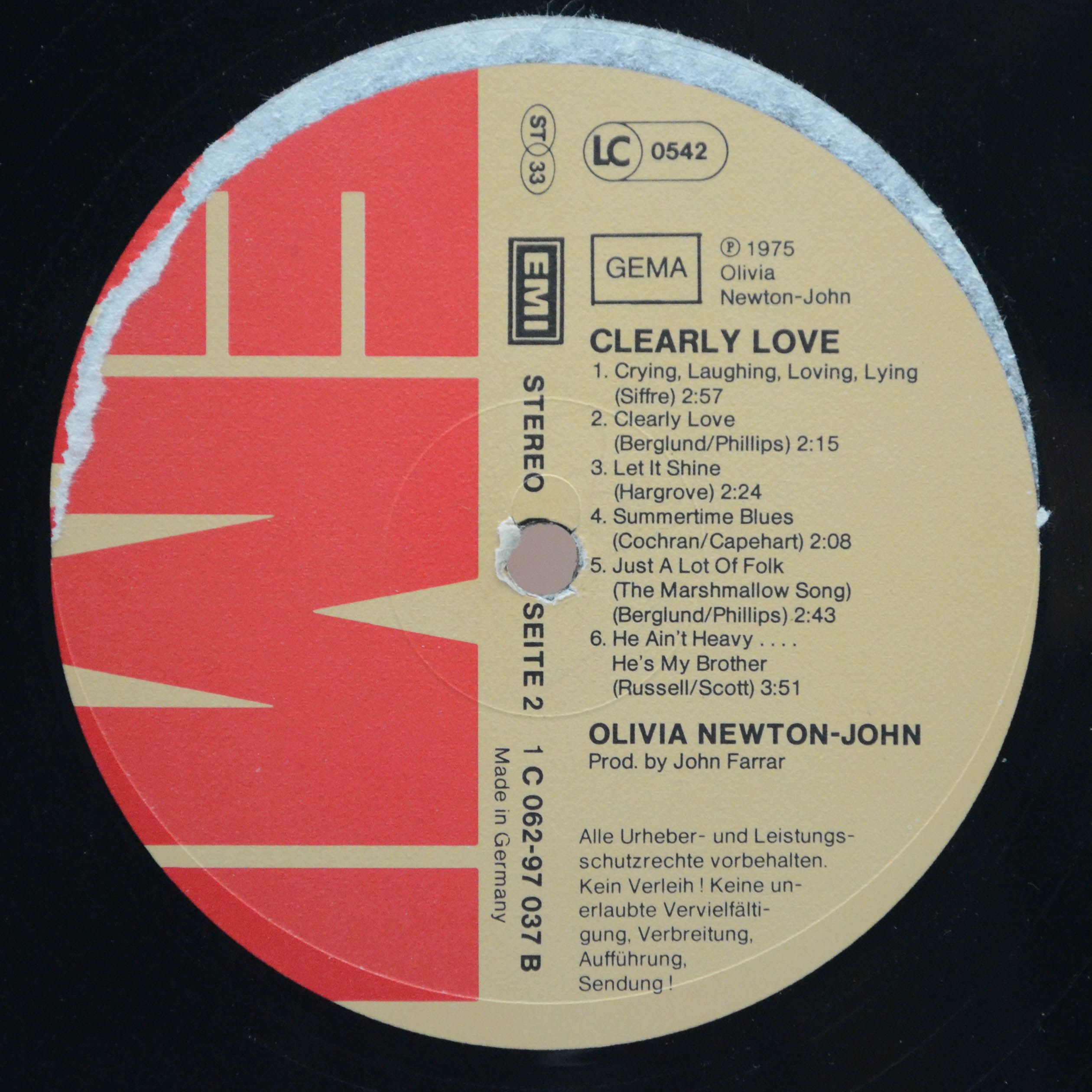 Olivia Newton-John — Clearly Love, 1975
