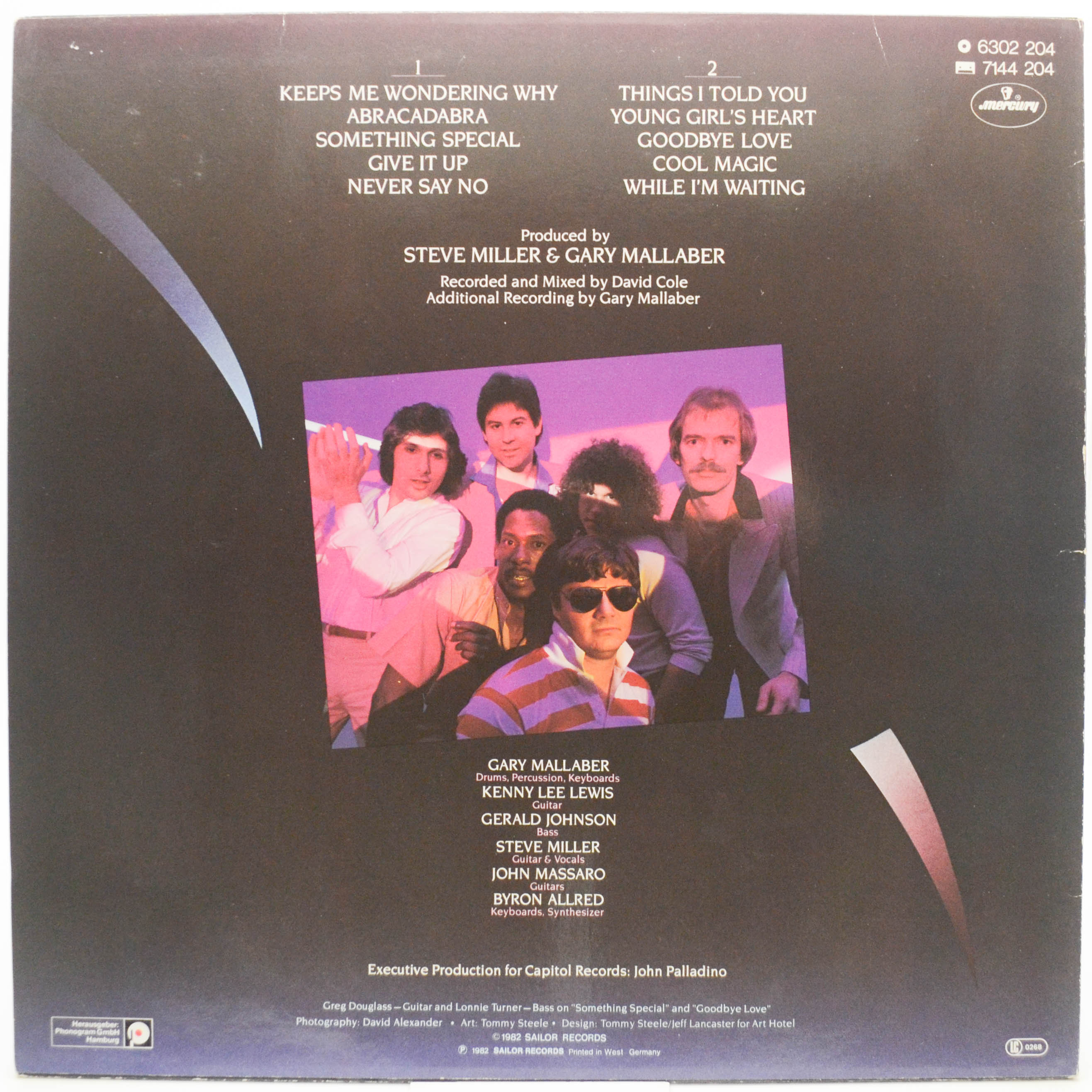 Виниловая пластинка The Steve Miller Band — Abracadabra, 1982
