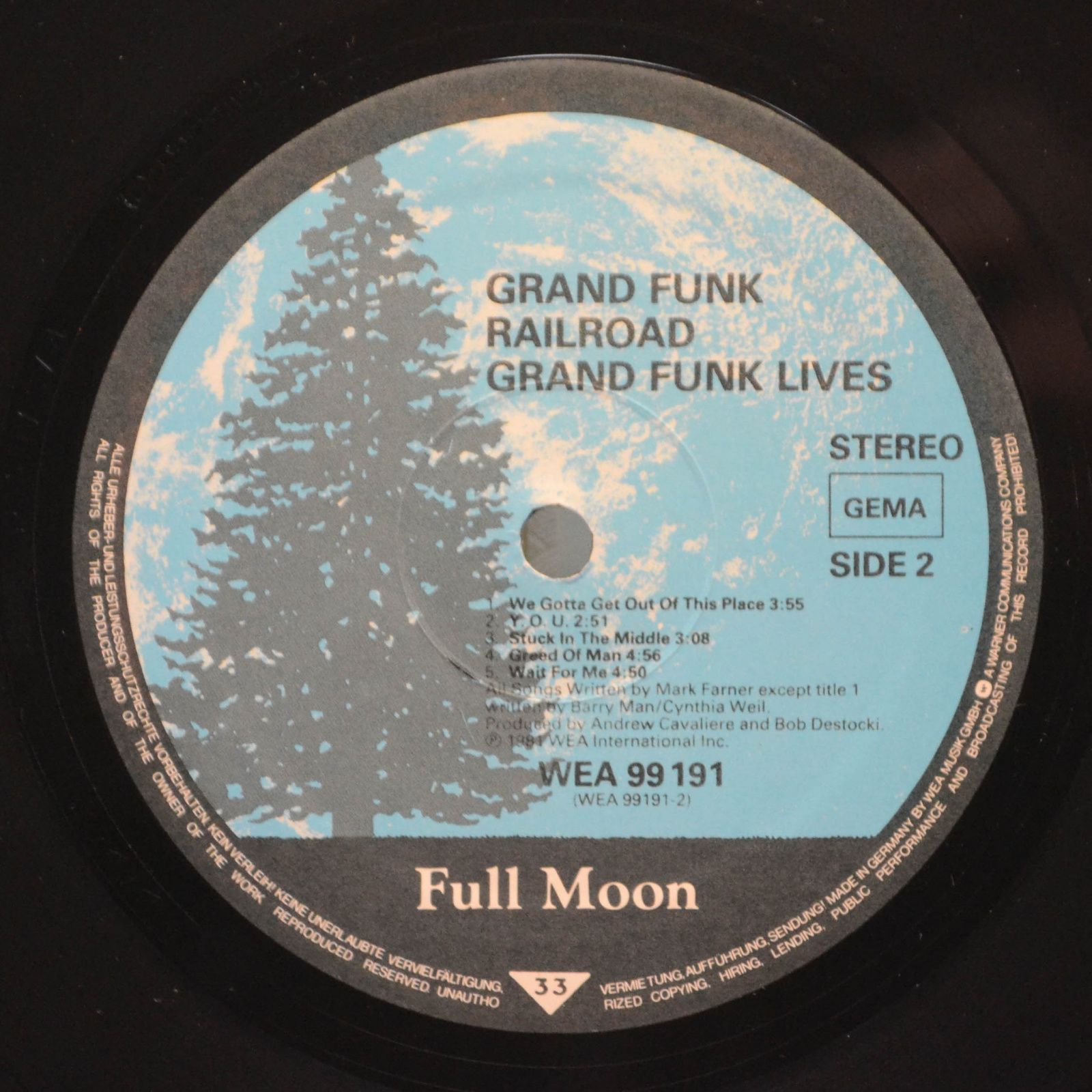 Виниловая пластинка Grand Funk Railroad — Grand Funk Lives, 1981