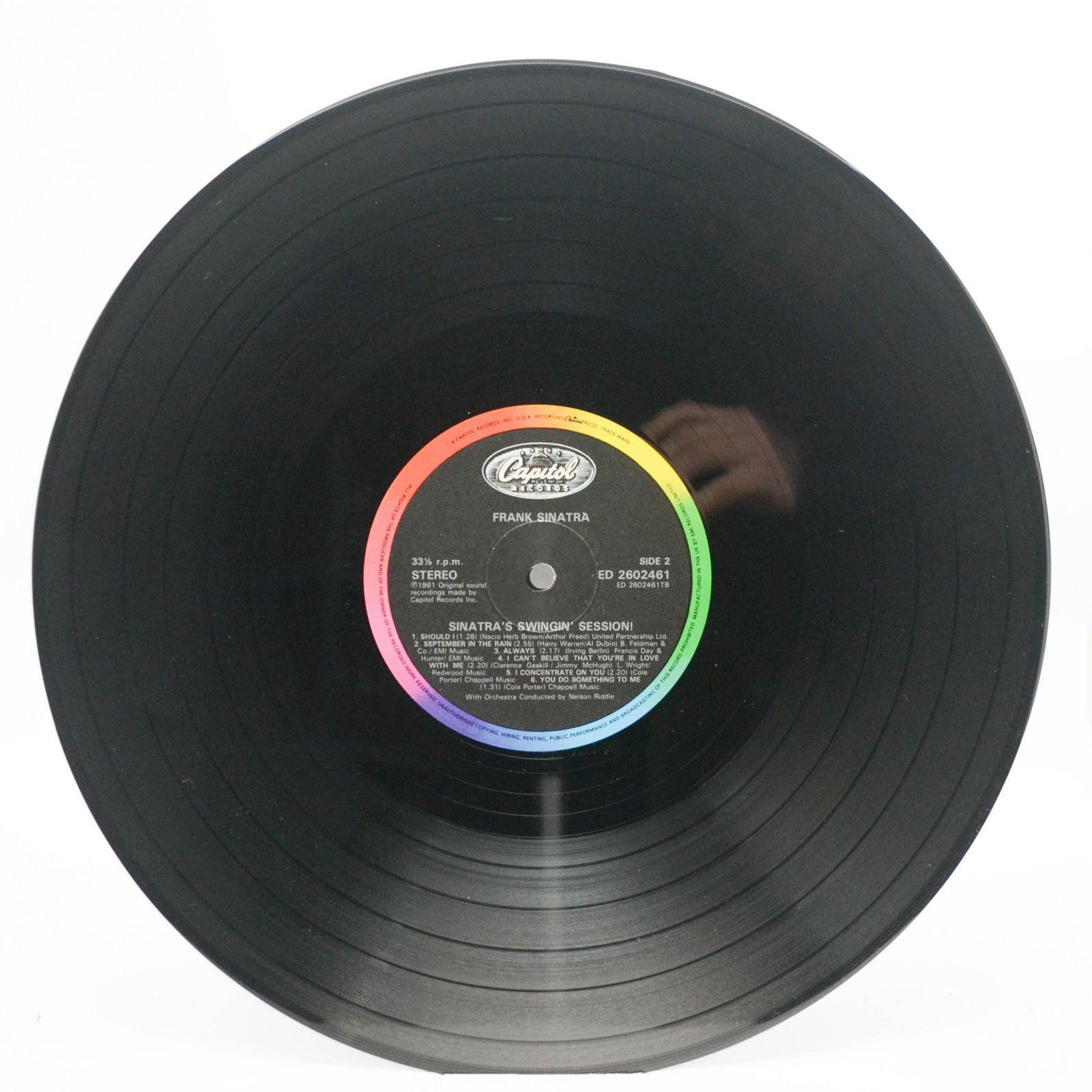 Frank Sinatra — Sinatra's Swingin' Session! (UK), 1984