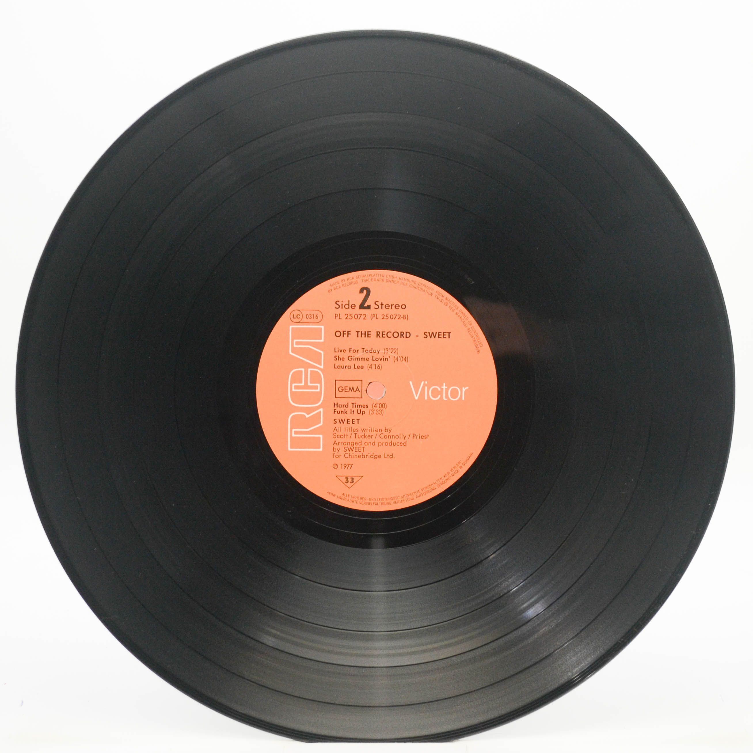 Sweet — Off The Record, 1977