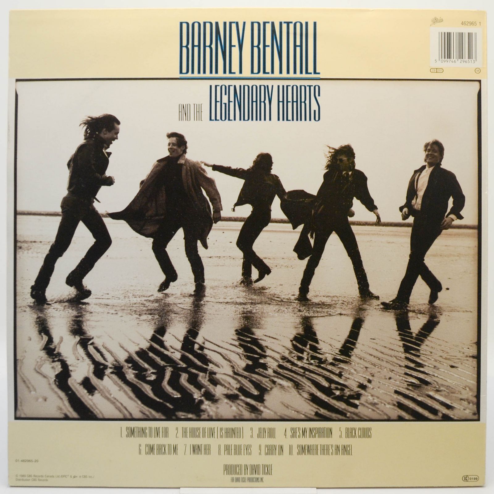 Виниловая пластинка Barney Bentall — Barney Bentall & The Legendary Hearts, 1989