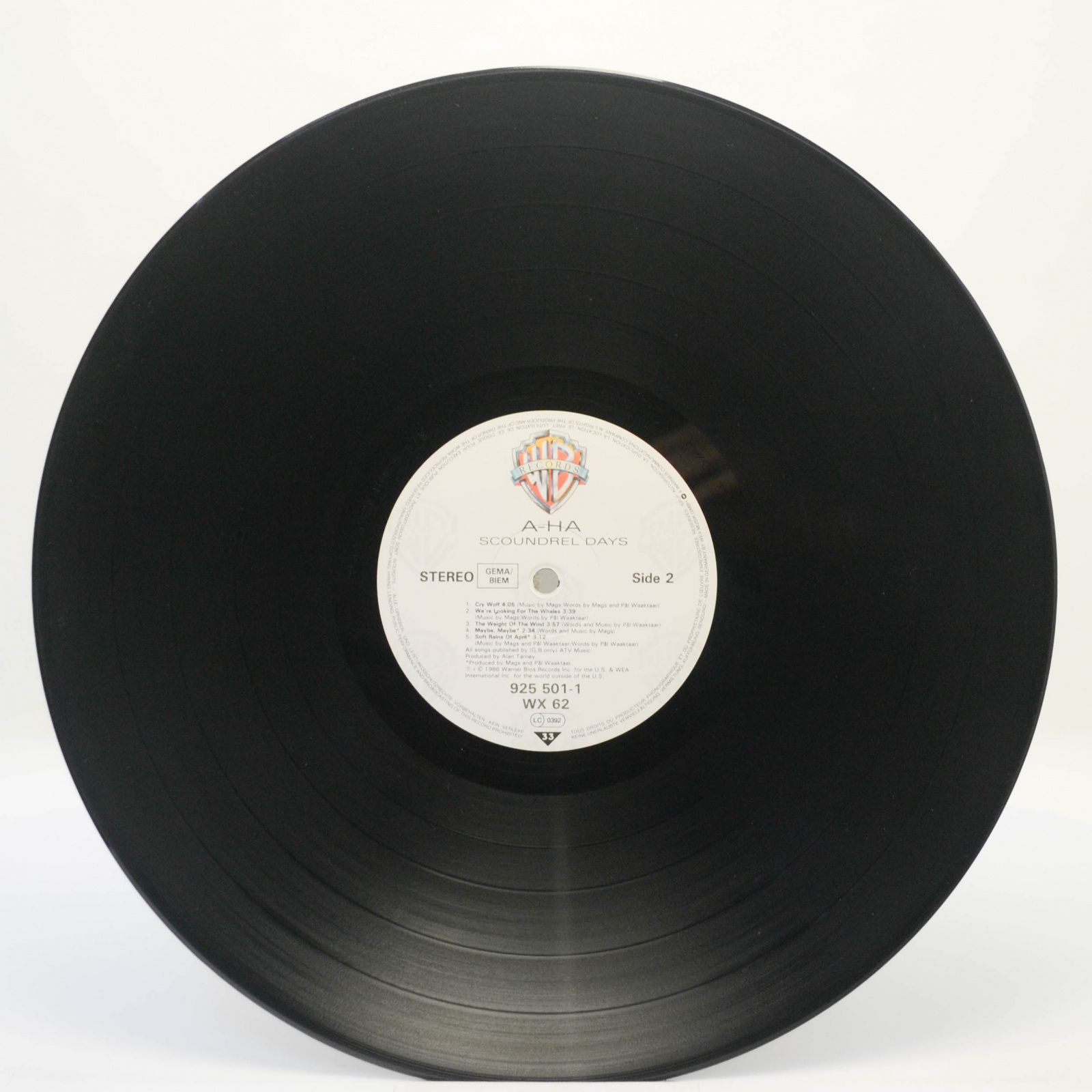 a-ha — Scoundrel Days, 1986