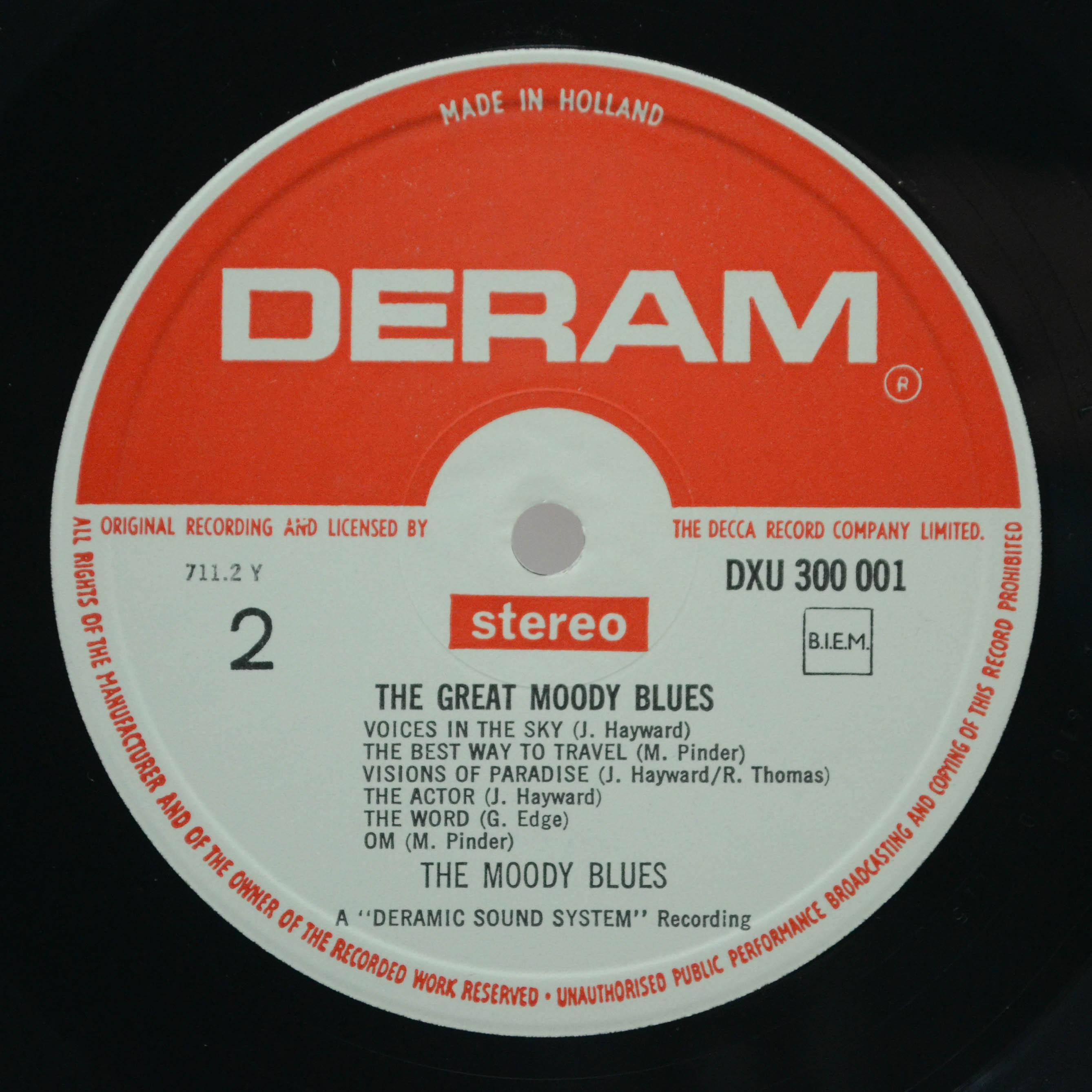 Виниловая пластинка Moody Blues — The Great Moody Blues (2LP), 1973