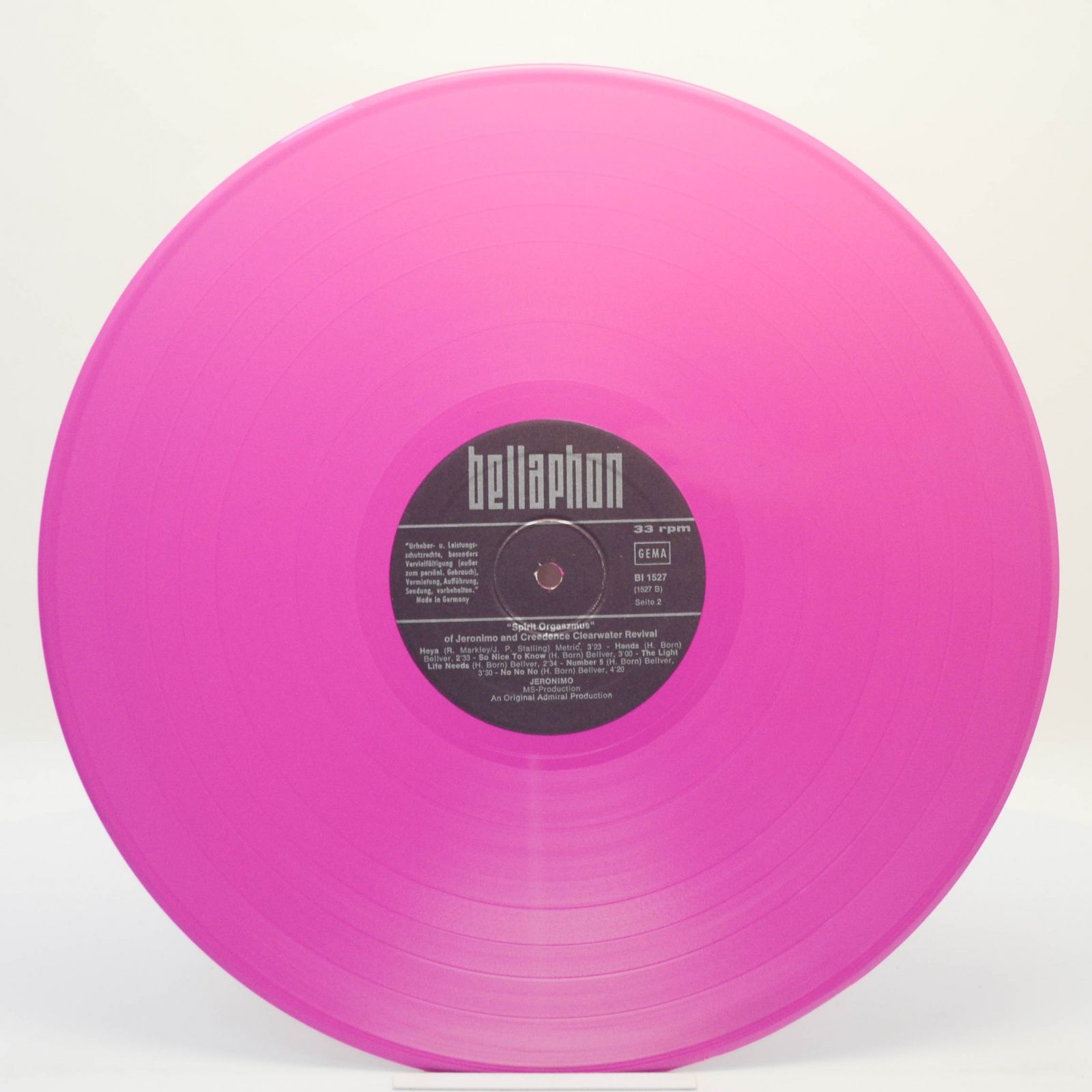 Jeronimo And Creedence Clearwater Revival — Spirit Orgaszmus, 1970