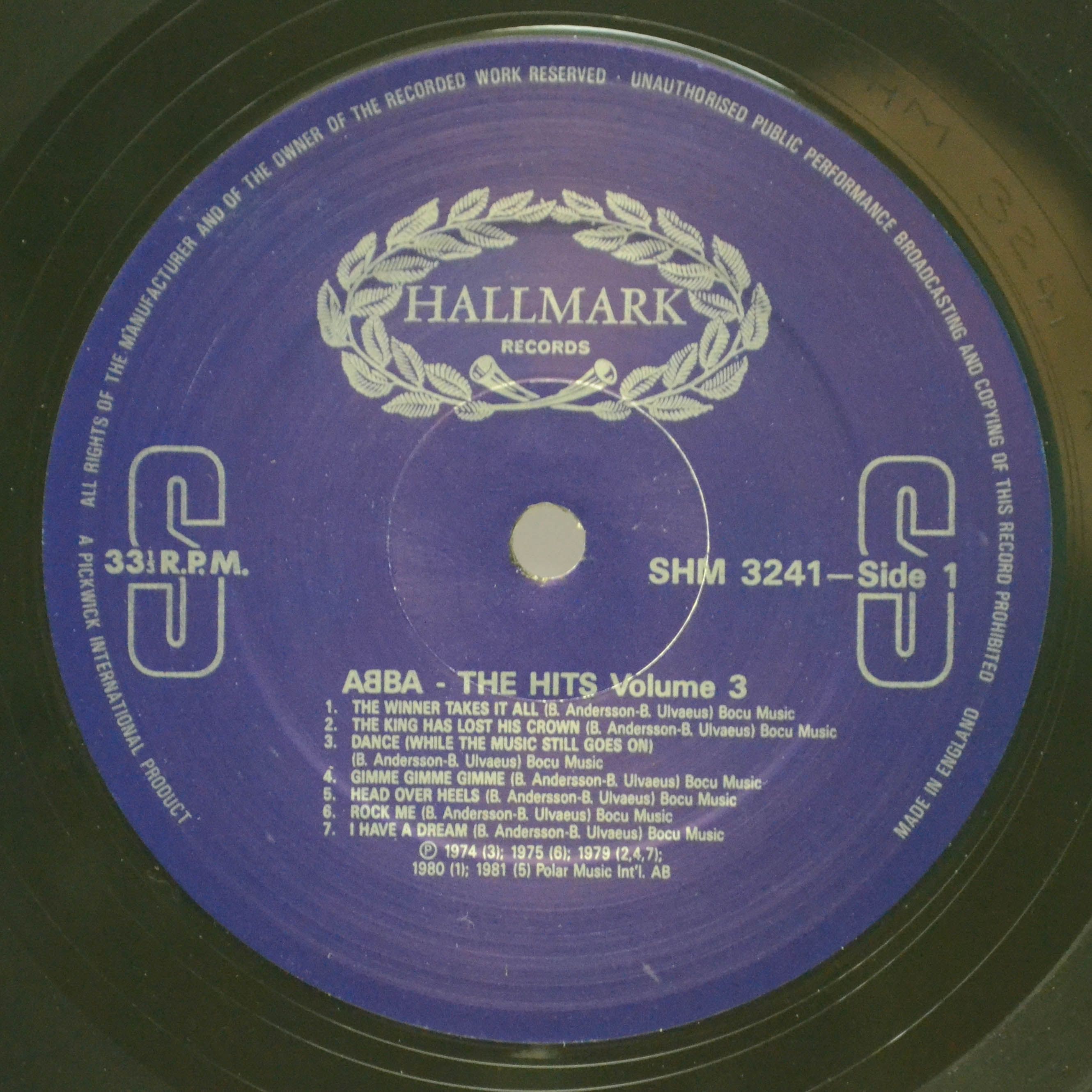 ABBA — The Hits 3 (UK), 1988