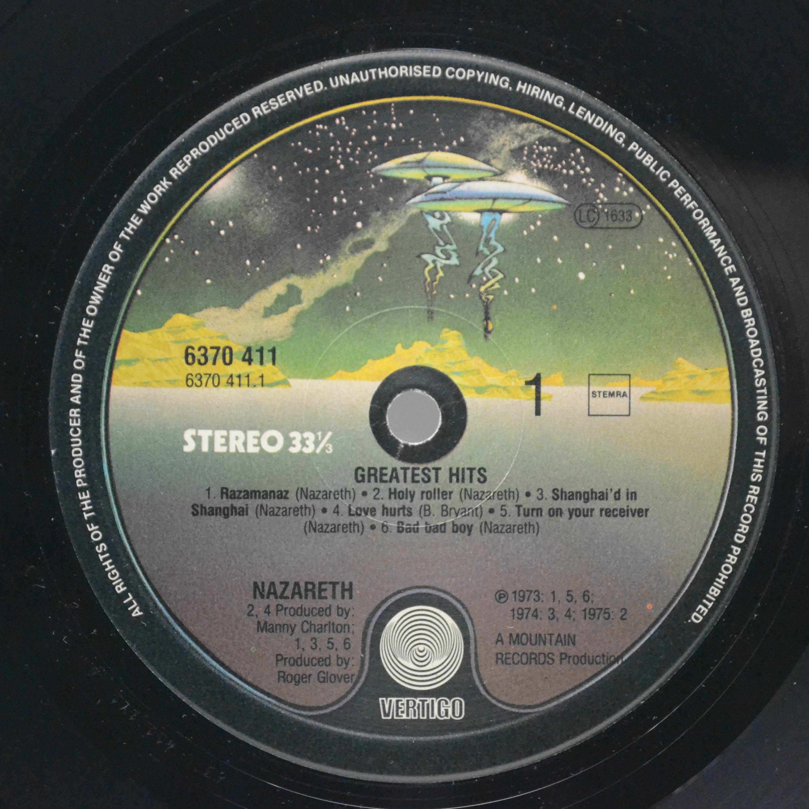 Nazareth — Greatest Hits, 1975