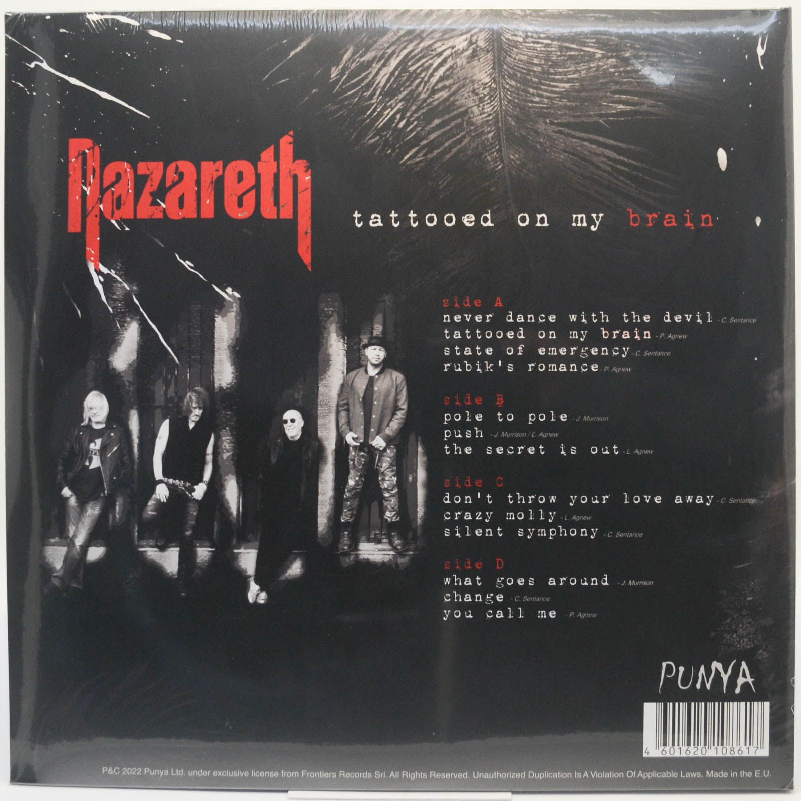 Nazareth — Tattooed On My Brain (2LP), 2018