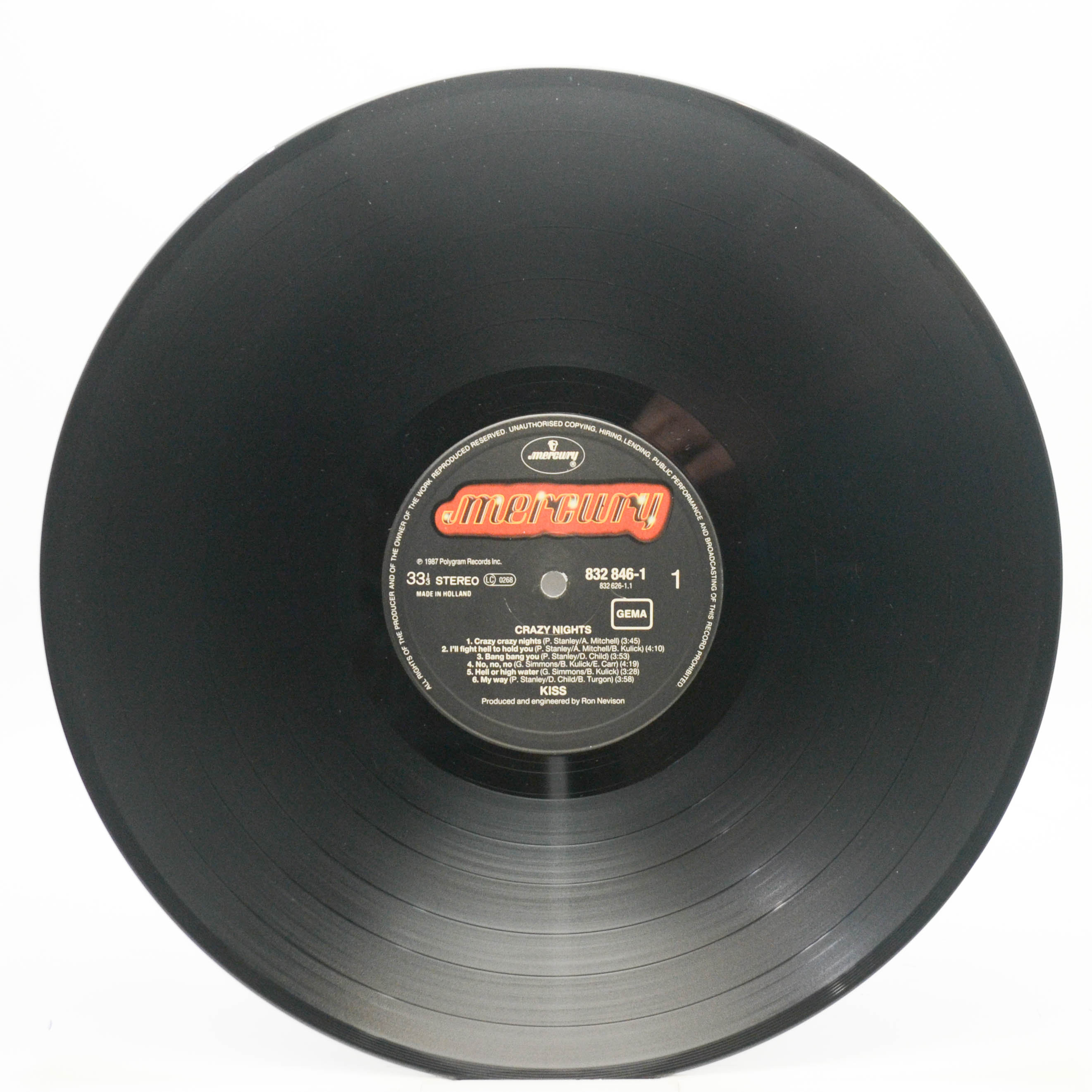 Kiss — Crazy Nights, 1987