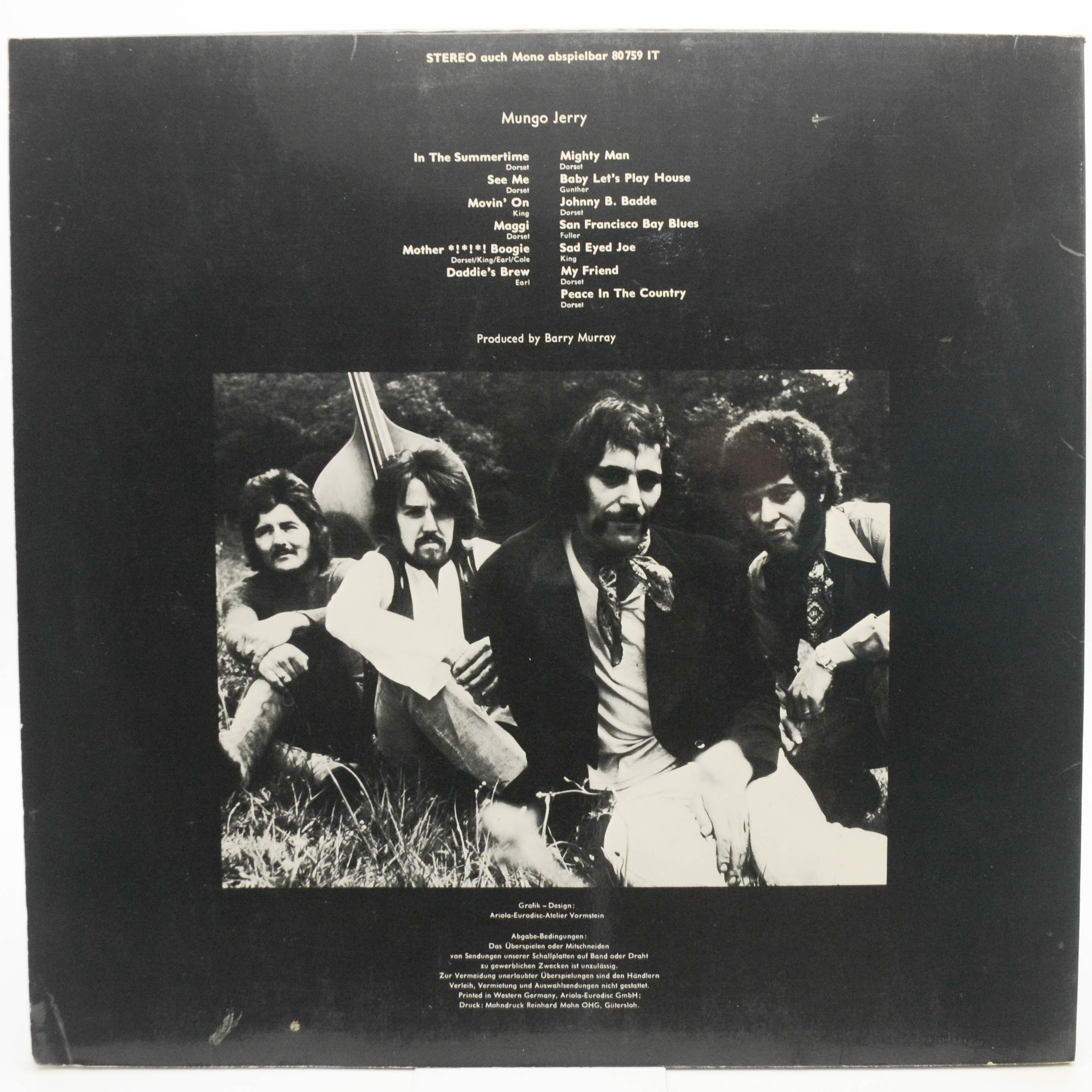 Mungo Jerry — Mungo Jerry, 1970