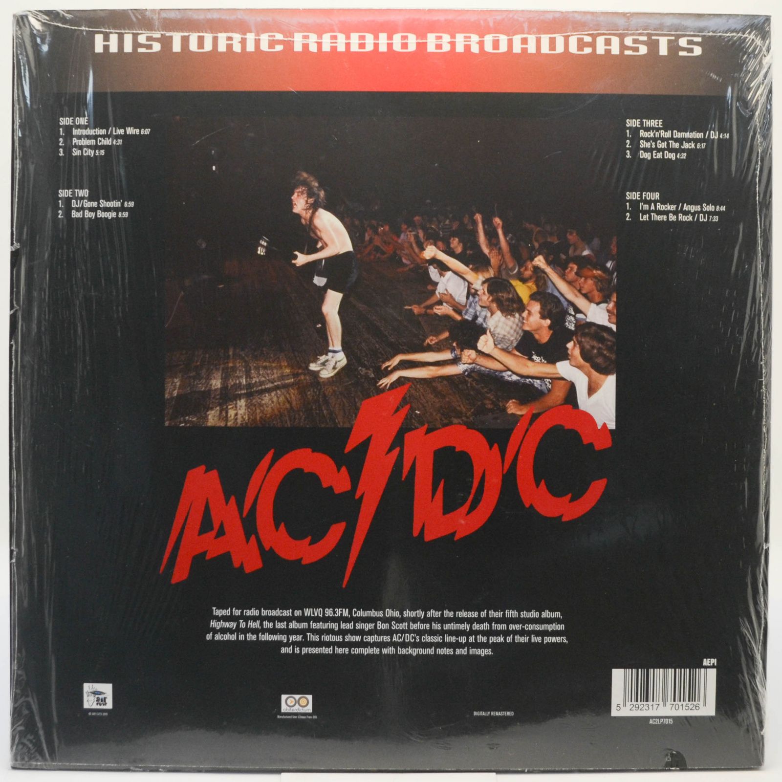 Виниловая пластинка AC/DC — Problem Child (2LP), 2015