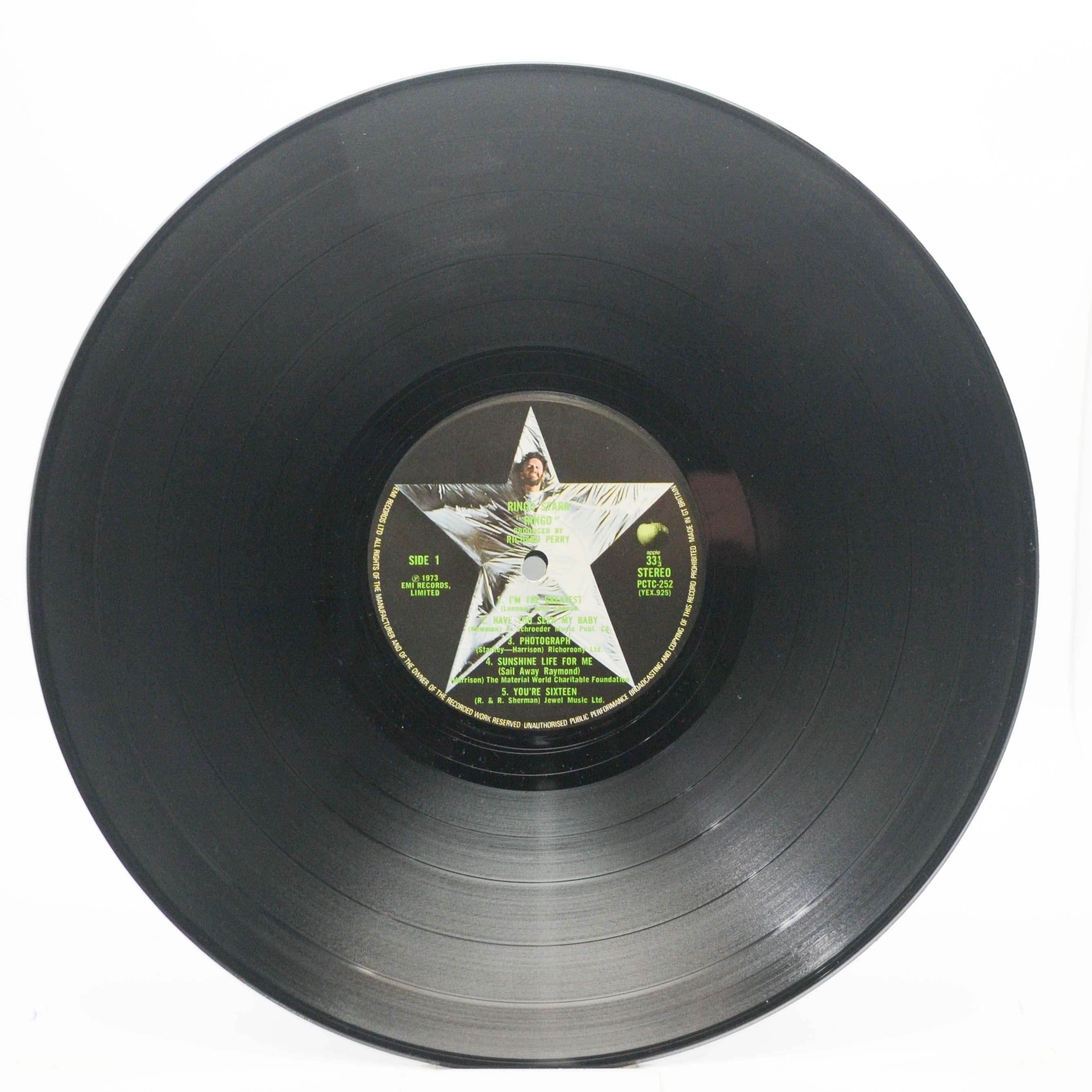 Ringo Starr — Ringo (1-st, UK, booklet), 1973