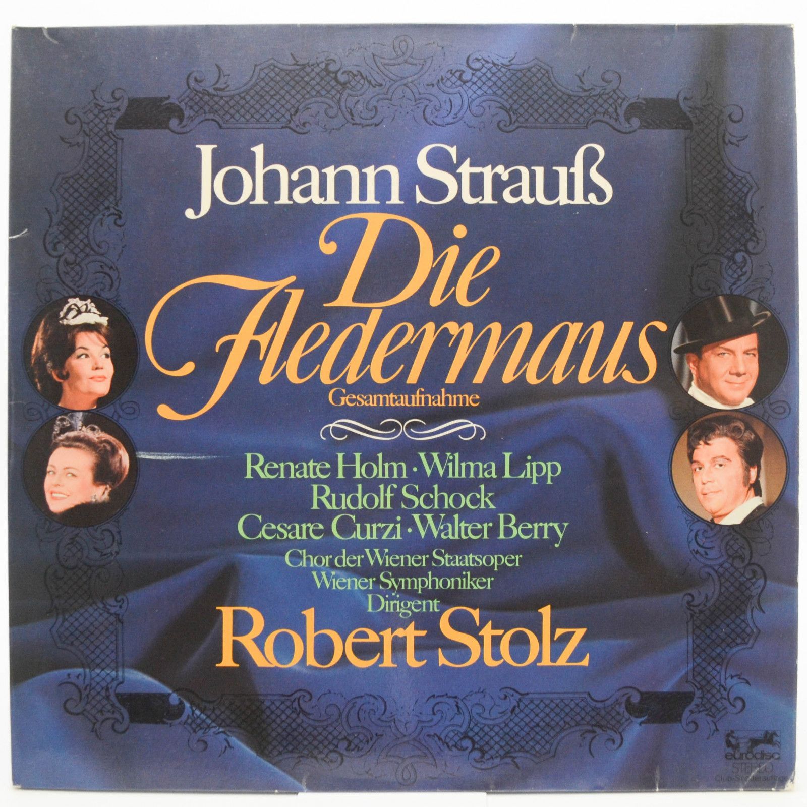 Виниловая пластинка Johann Strauss — Die Fledermaus - Gesamtaufnahme (2LP), 1964