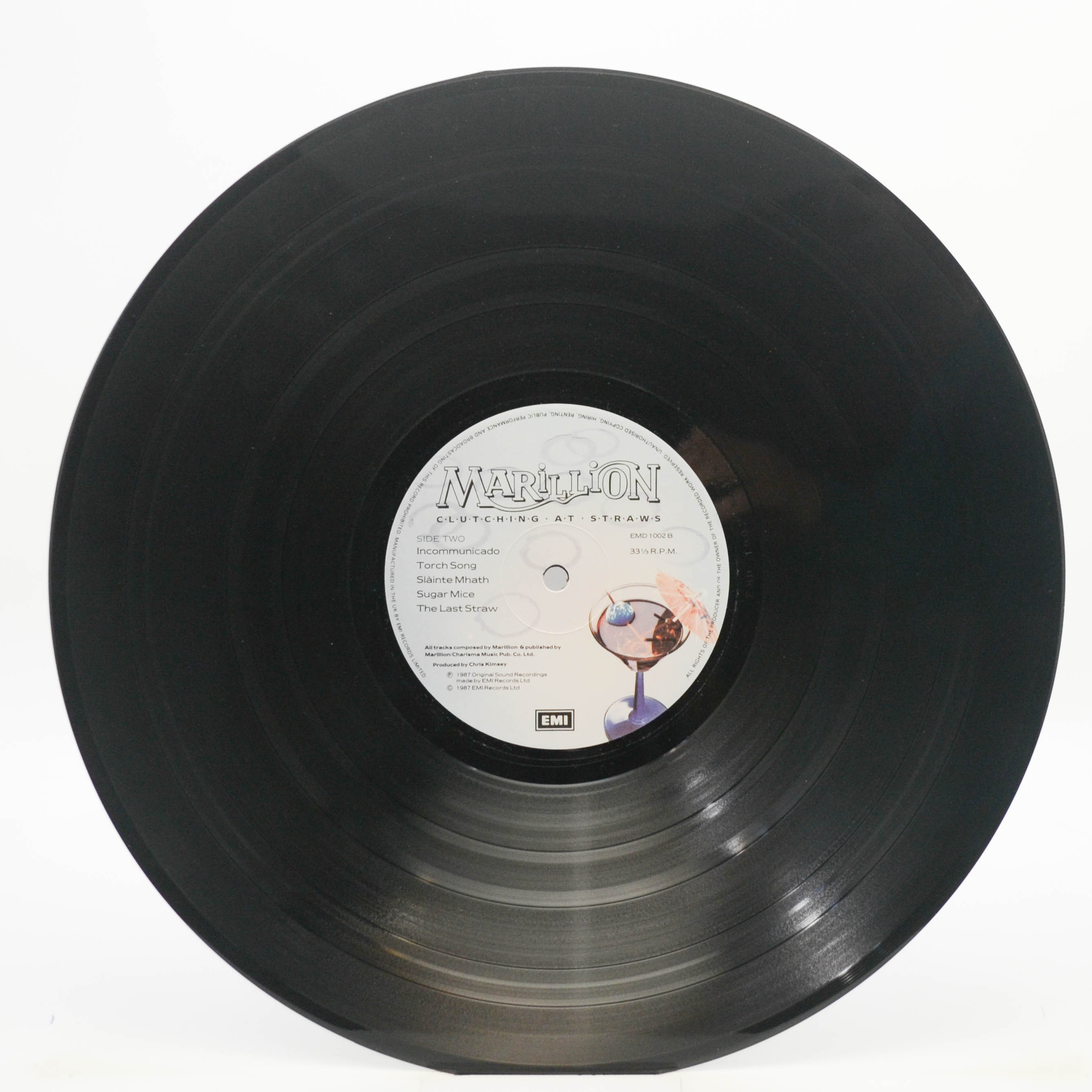 Marillion — Clutching At Straws (1-st, UK), 1987