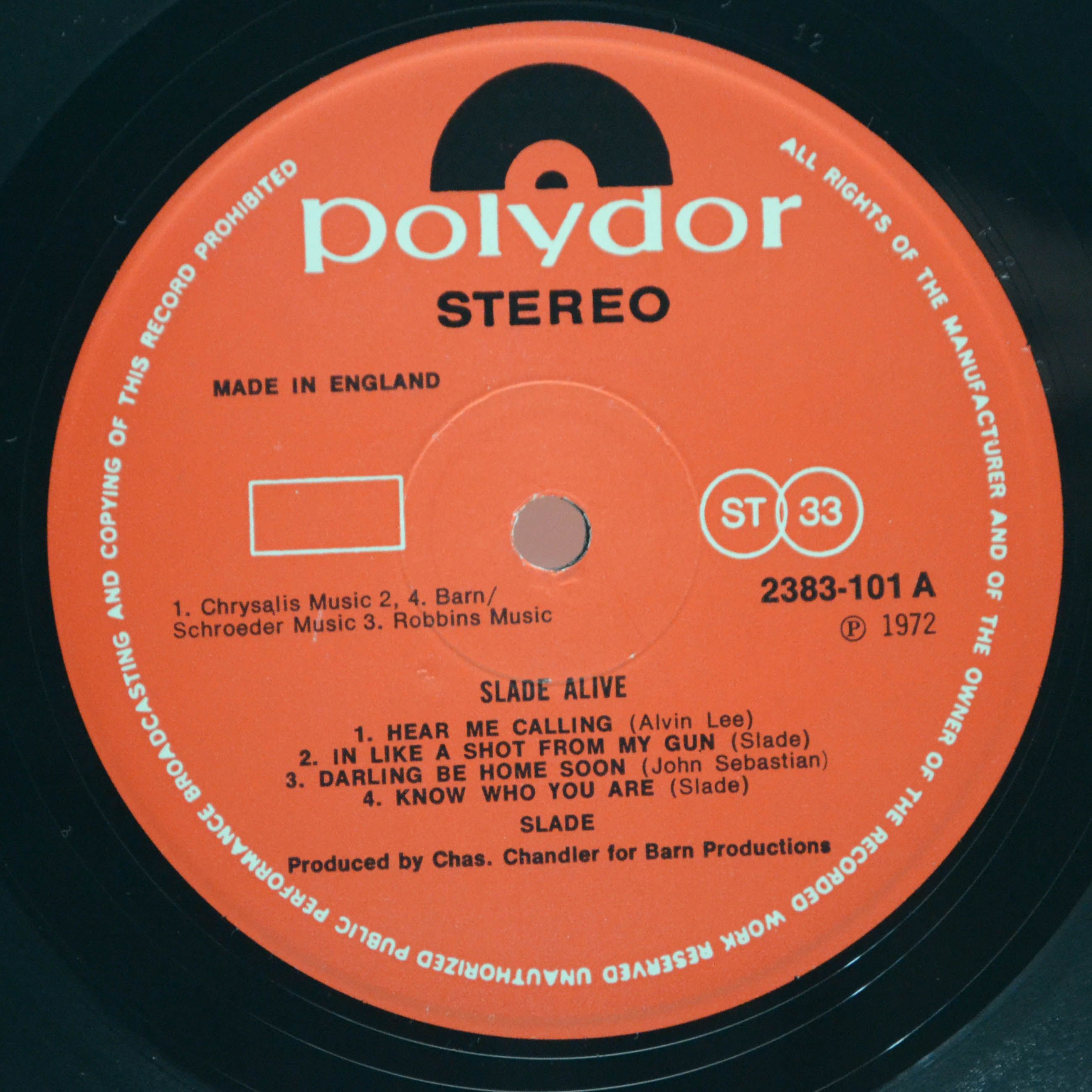 Slade — Slade Alive! (1-st, UK), 1972