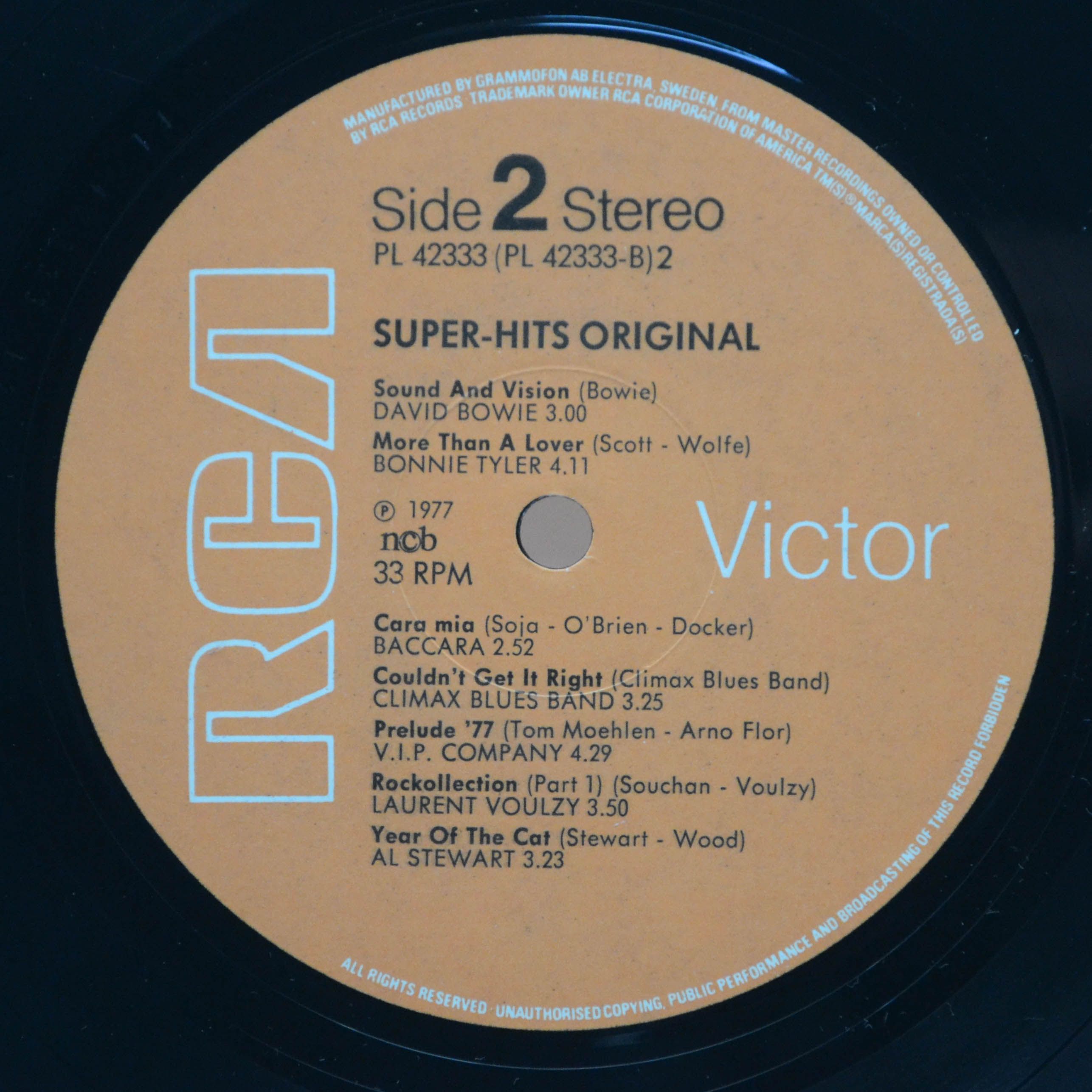 Various — Super Hits Original, 1977