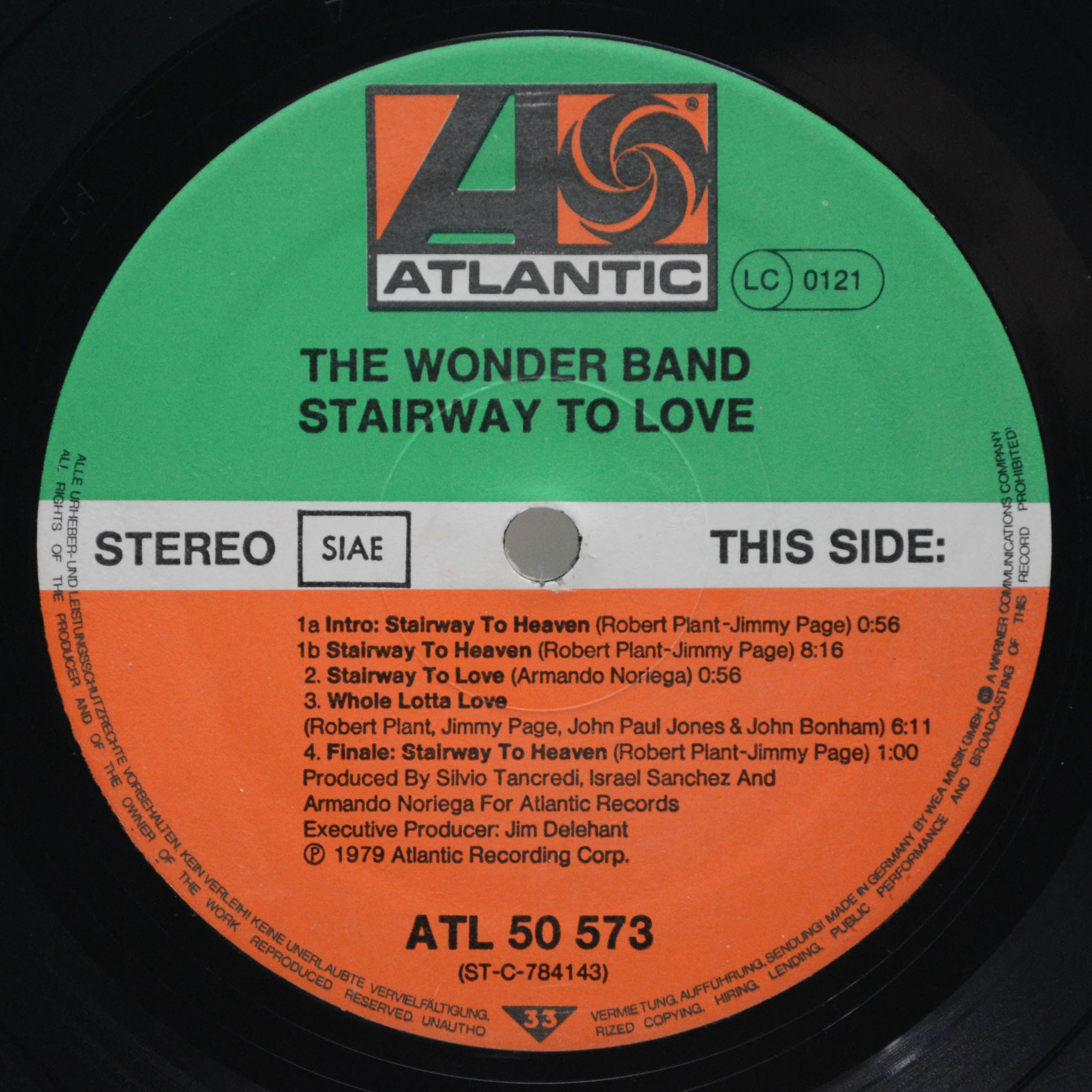 Виниловая пластинка The Wonder Band — Stairway To Love, 1979