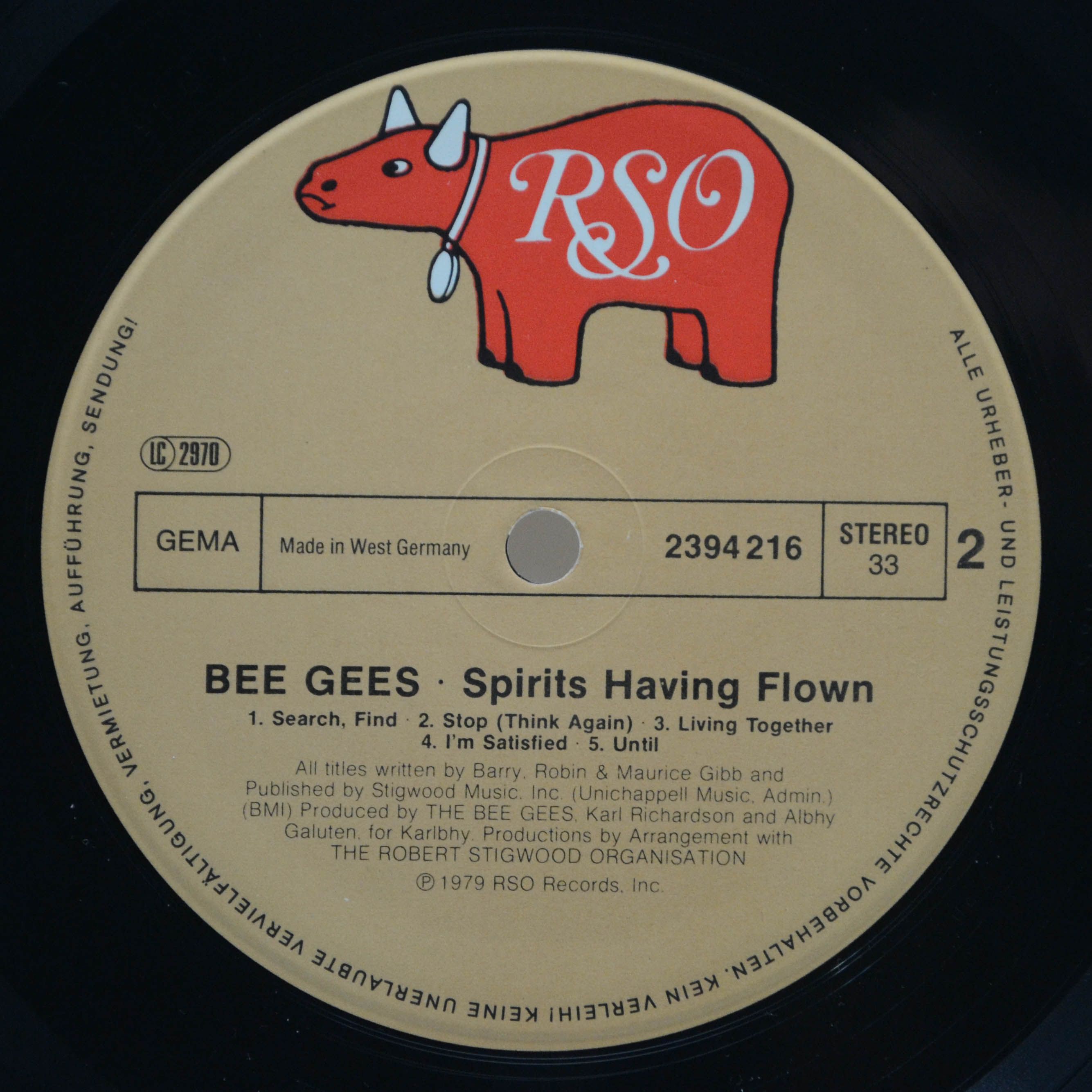 Bee Gees — Spirits Having Flown, 1979