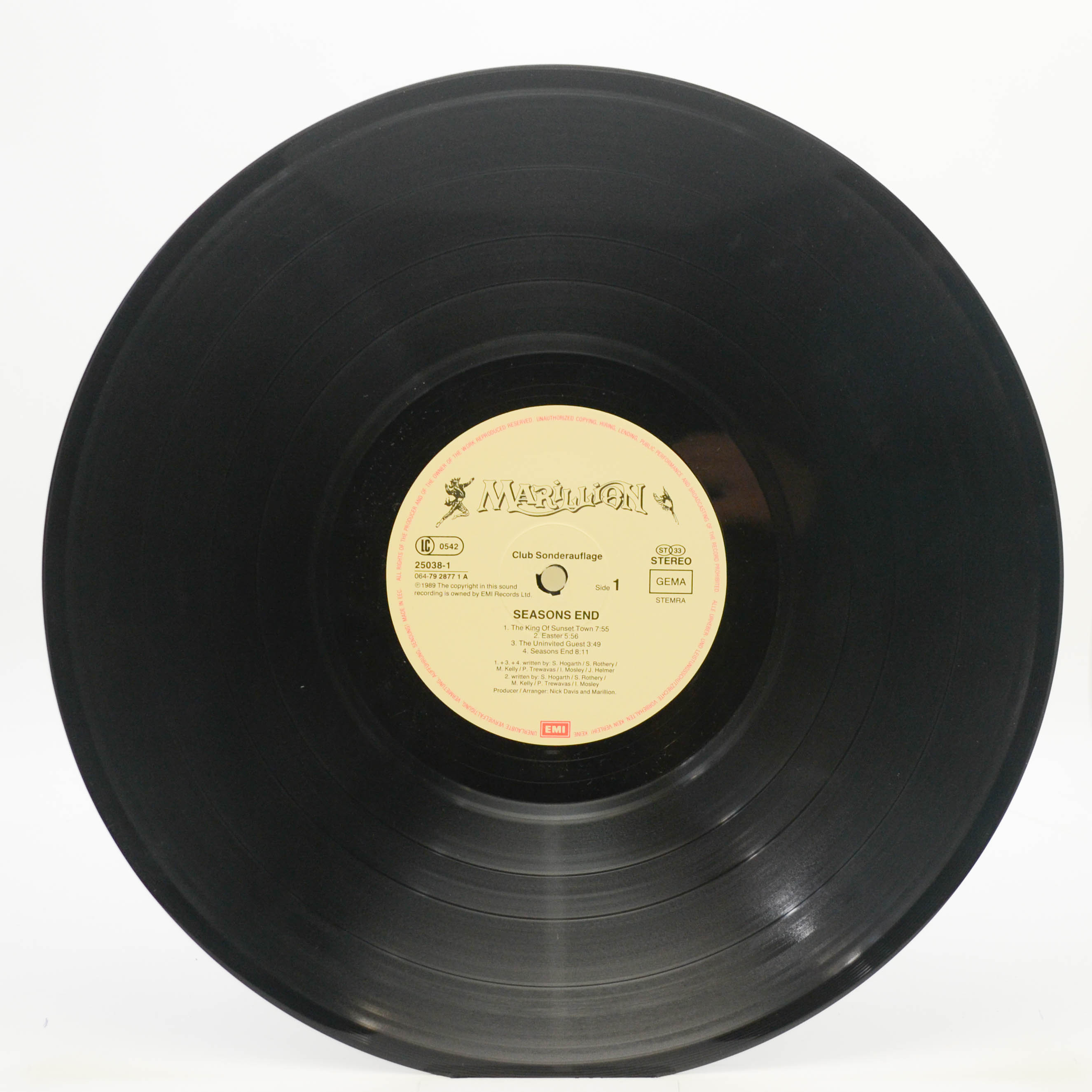 Marillion — Seasons End, 1989