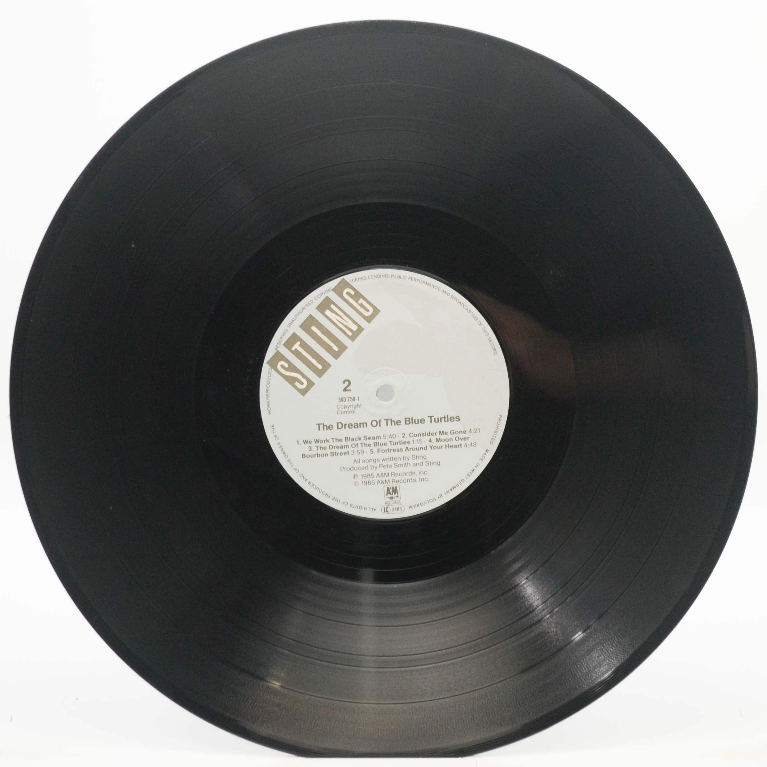 Sting — The Dream Of The Blue Turtles, 1985