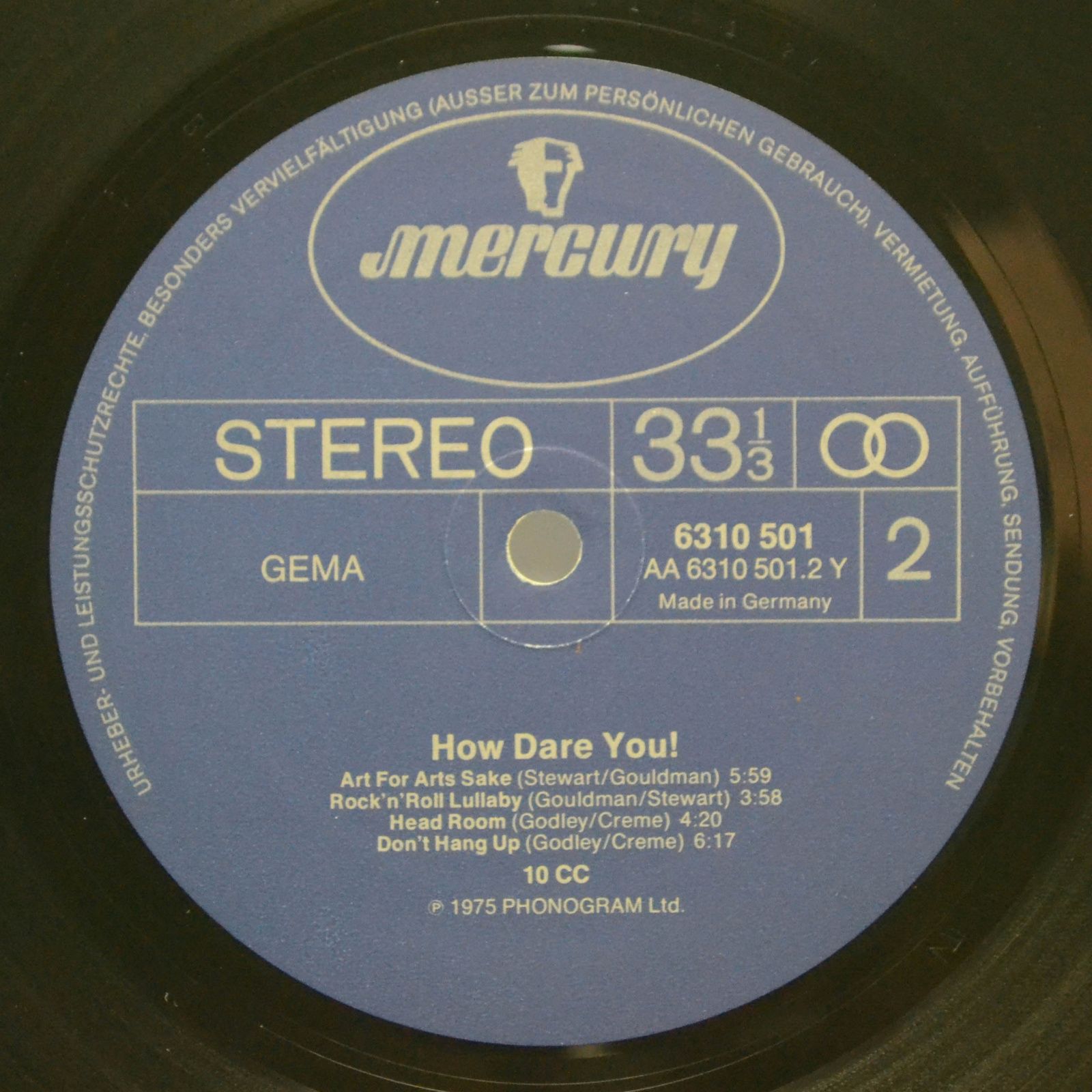 Виниловая пластинка 10cc — How Dare You!, 1976