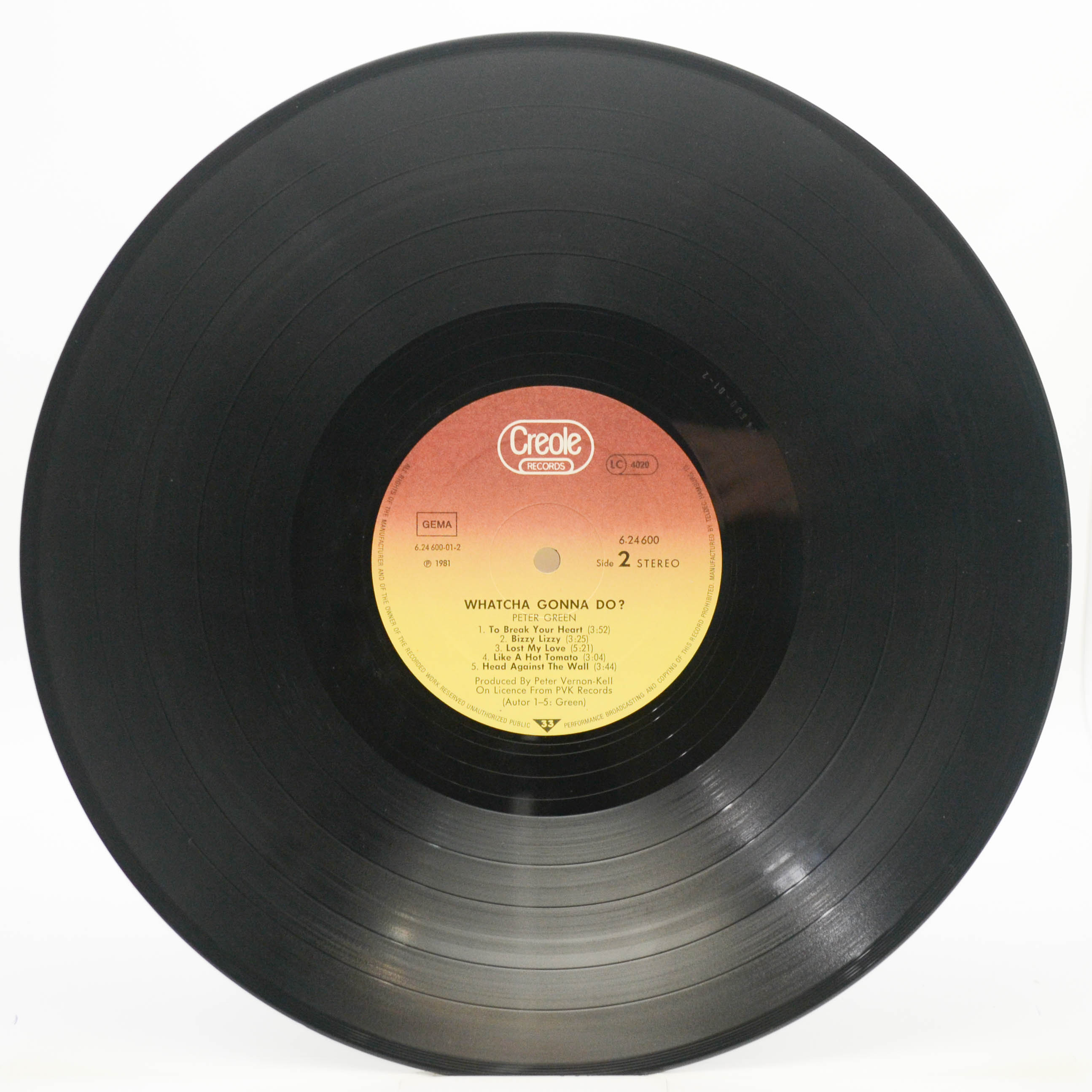 Peter Green — Whatcha Gonna Do?, 1981