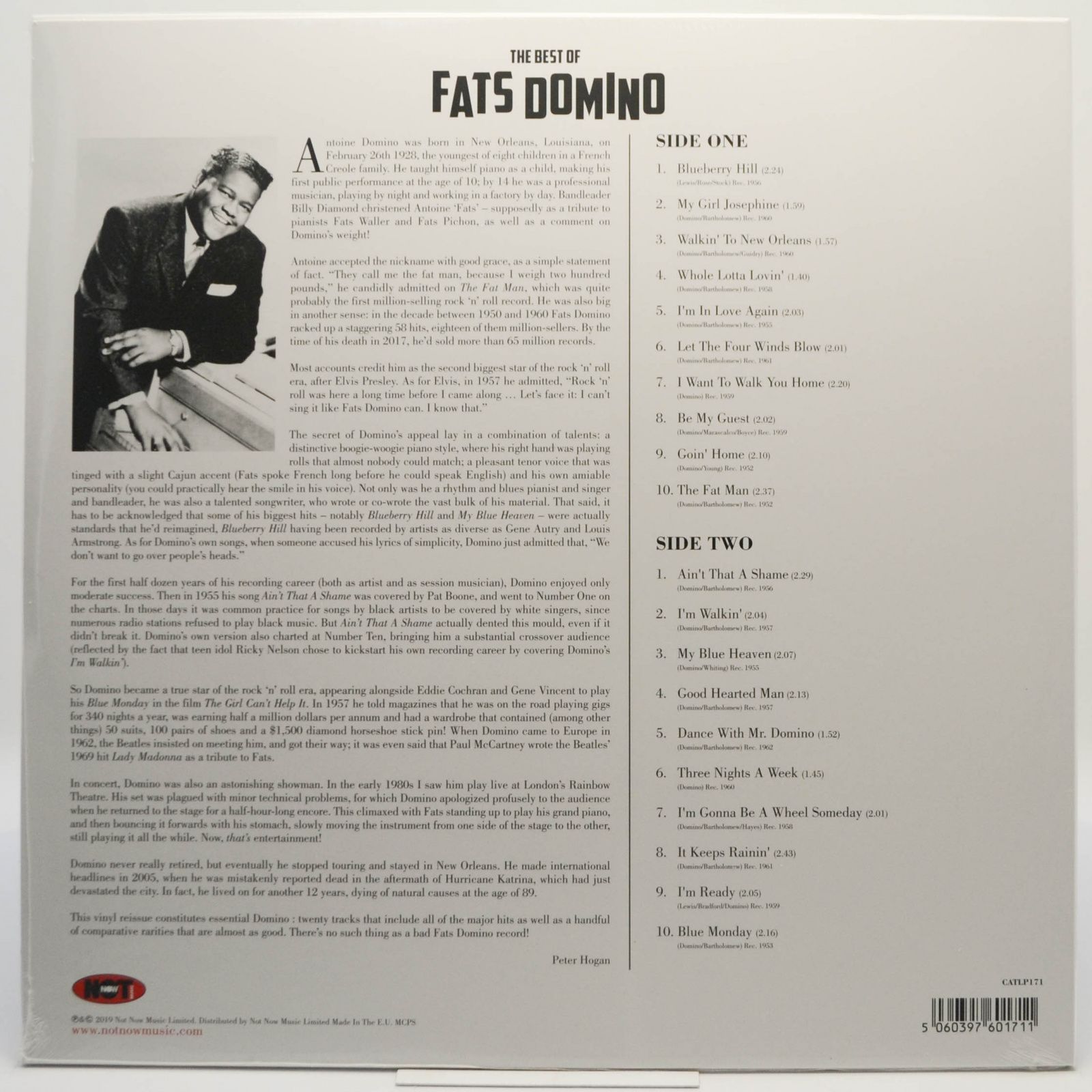 Виниловая пластинка Fats Domino — The Best Of, 2019