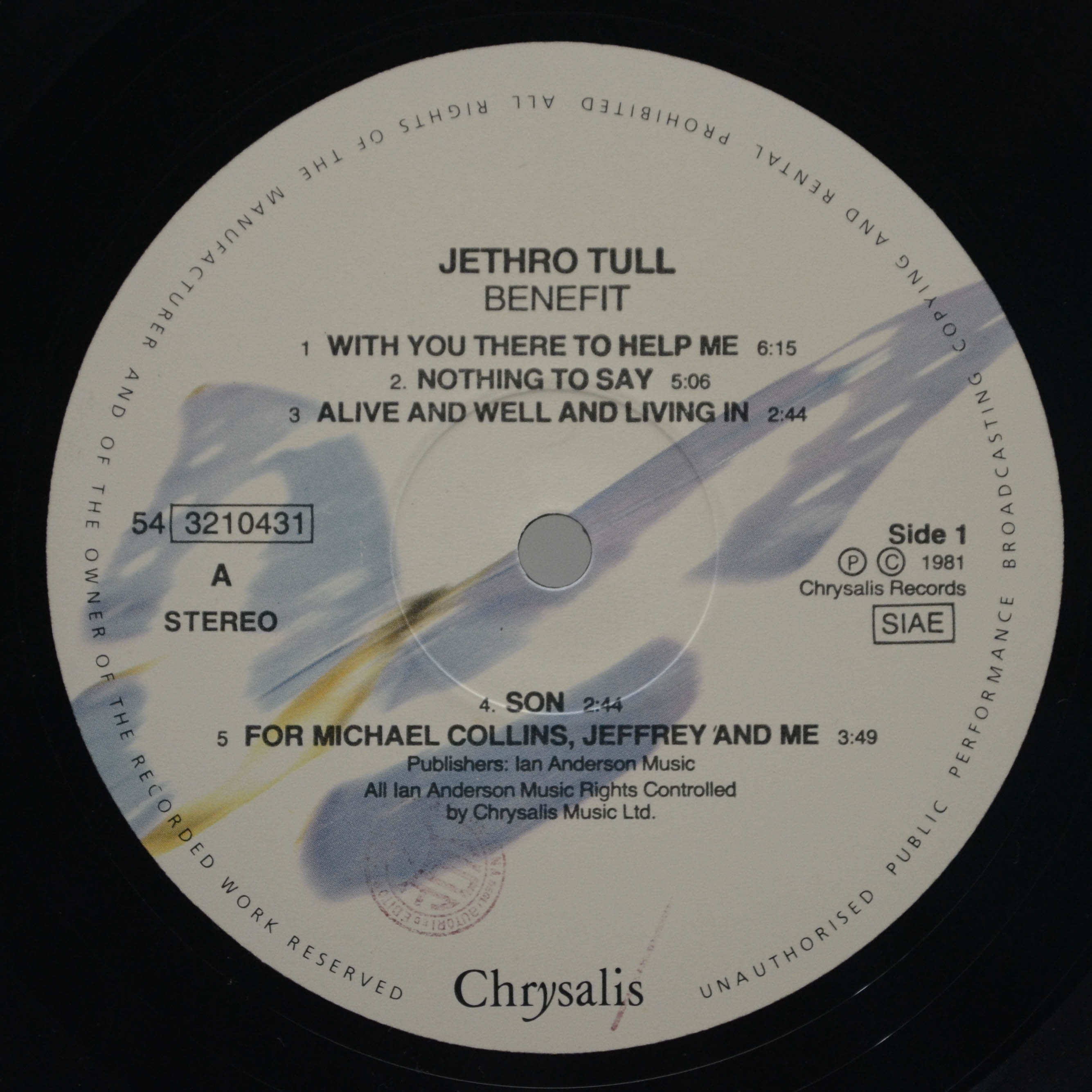 Jethro Tull — Benefit, 1970