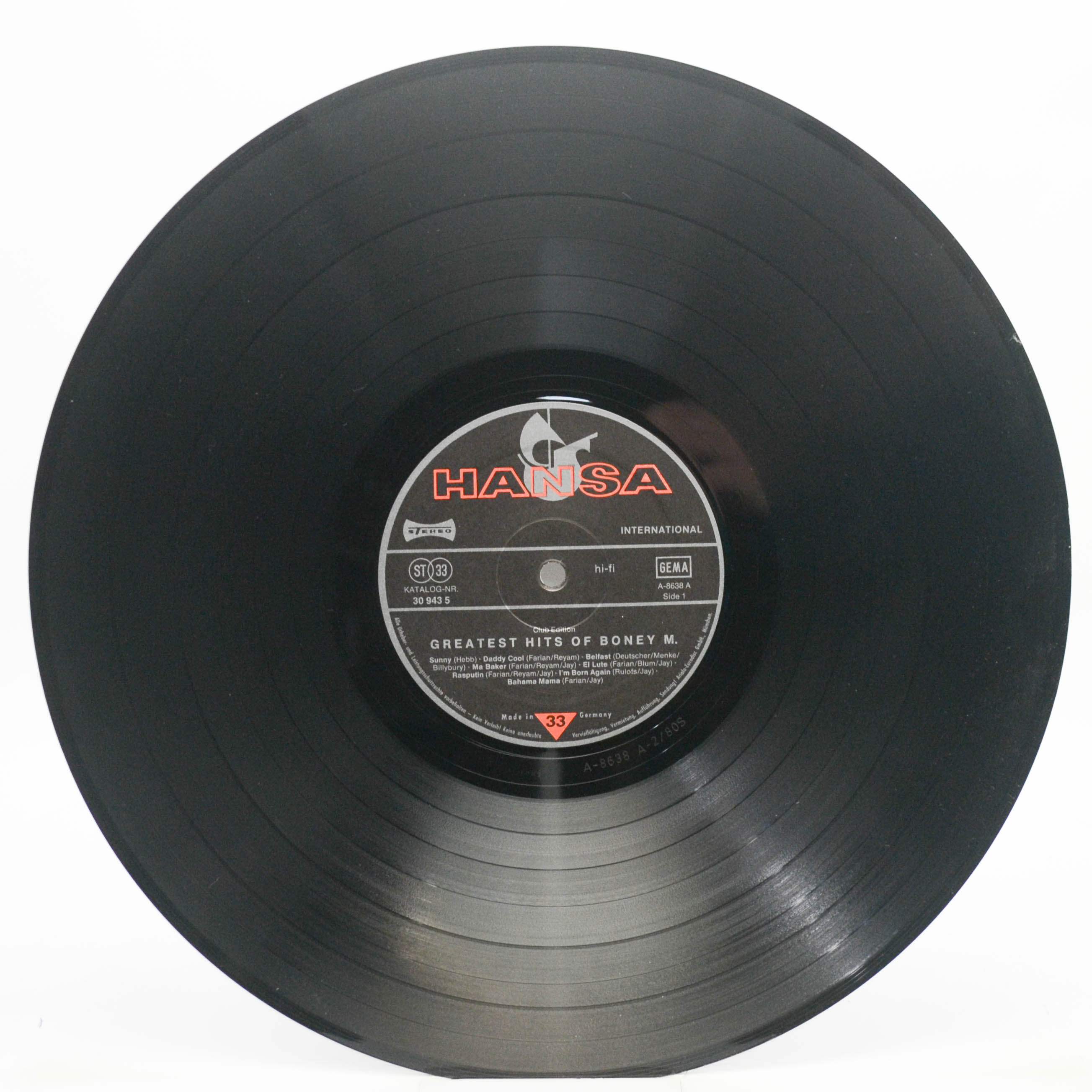 Boney M. — Greatest Hits Of Boney M., 1980