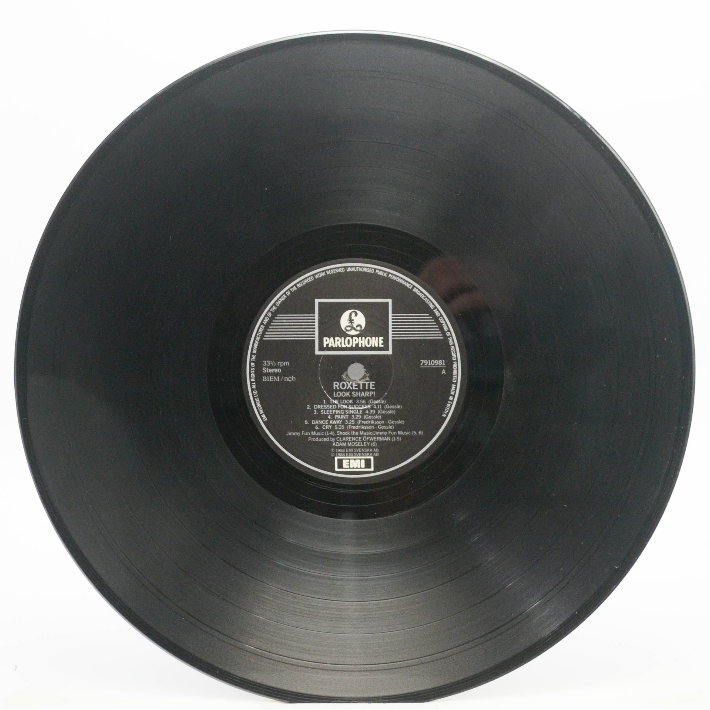 Виниловая пластинка Roxette — Look Sharp! (1-st, Sweden), 1988