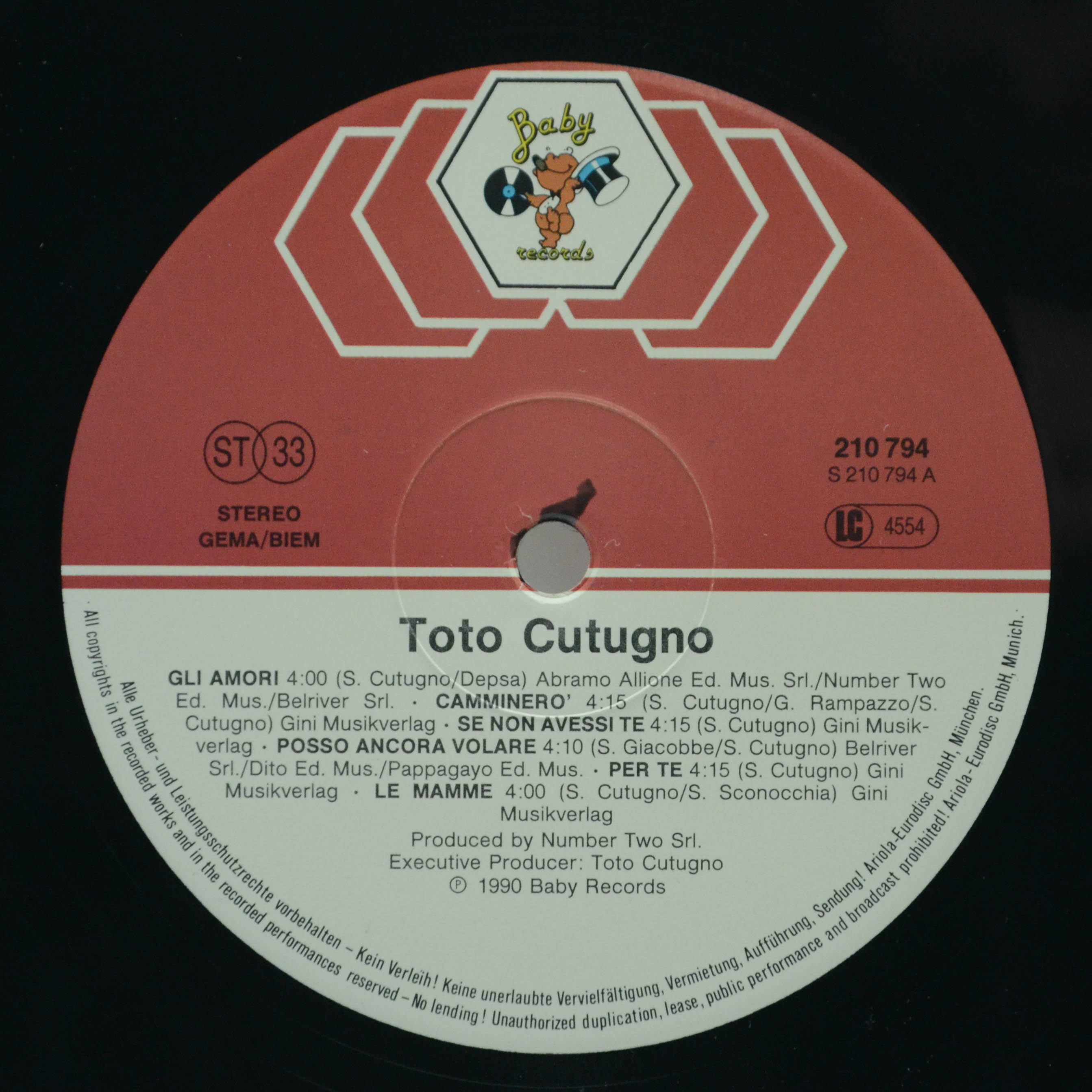 Toto Cutugno — Toto Cutugno, 1990