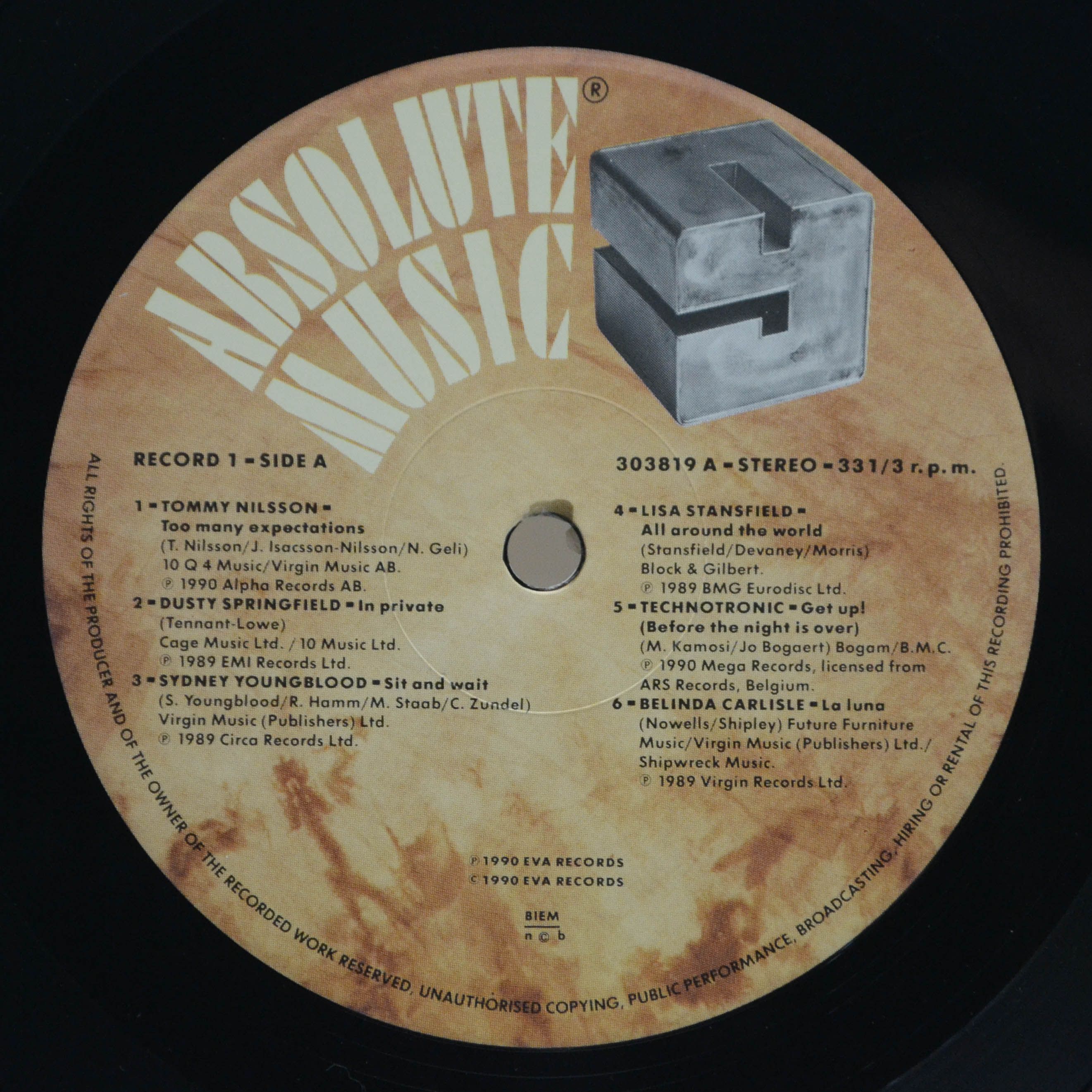Various — Absolute Music 9 (2LP), 1990