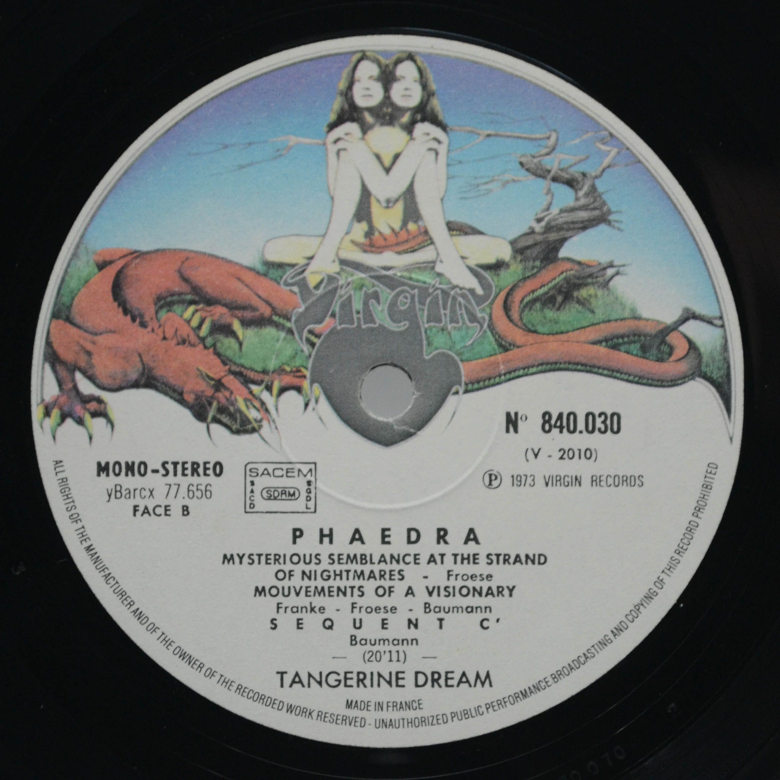 Tangerine Dream — Phaedra, 1974
